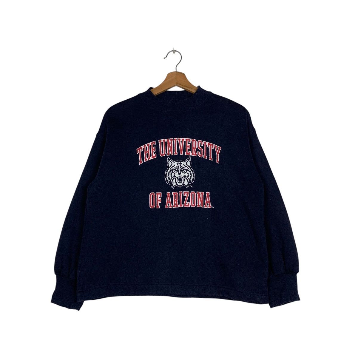 GU THE UNIVERSITY Of ARIZONA Big Logo Crop Sweatshirt #1465-C66 Size US M / EU 48-50 / 2 - 1 Thumbnail