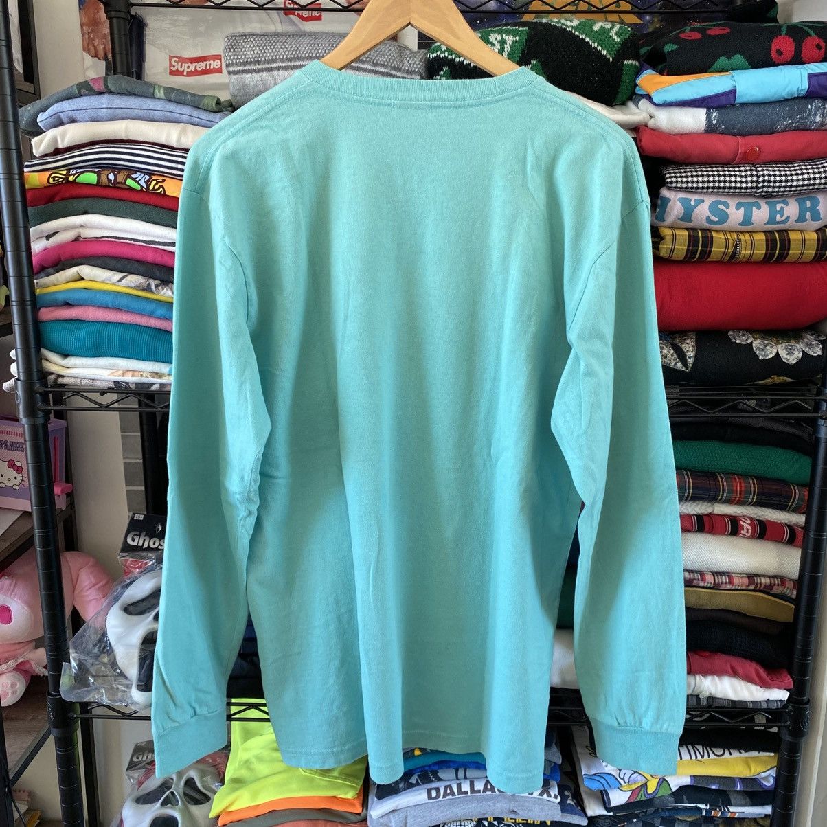 Supreme Supreme T-Shirt Sketch Longsleeve Blue 2016 Vintage Size US L / EU 52-54 / 3 - 5 Thumbnail
