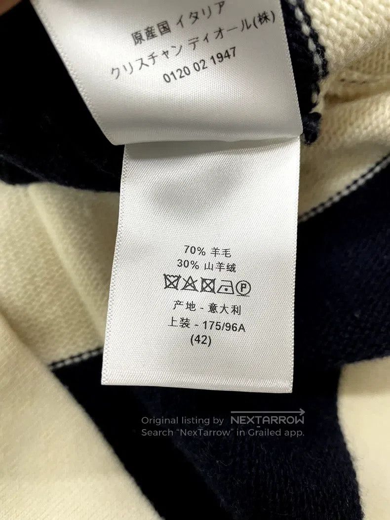 Dior Dior Black and white striped navy collar letter sleeveless Size M / US 6-8 / IT 42-44 - 5 Thumbnail
