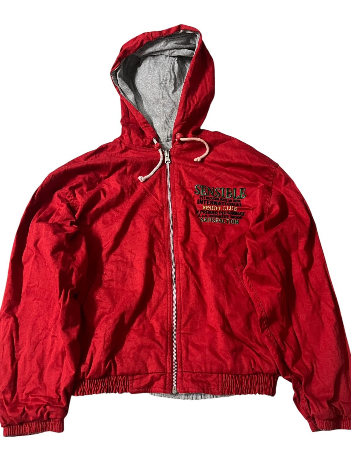 If Six Was Nine 🔥Offer Me 🔥 VINTAGE PLAISANT SUPER PRIMEUR BIG LOGO JACKET Size US L / EU 52-54 / 3 - 2 Thumbnail