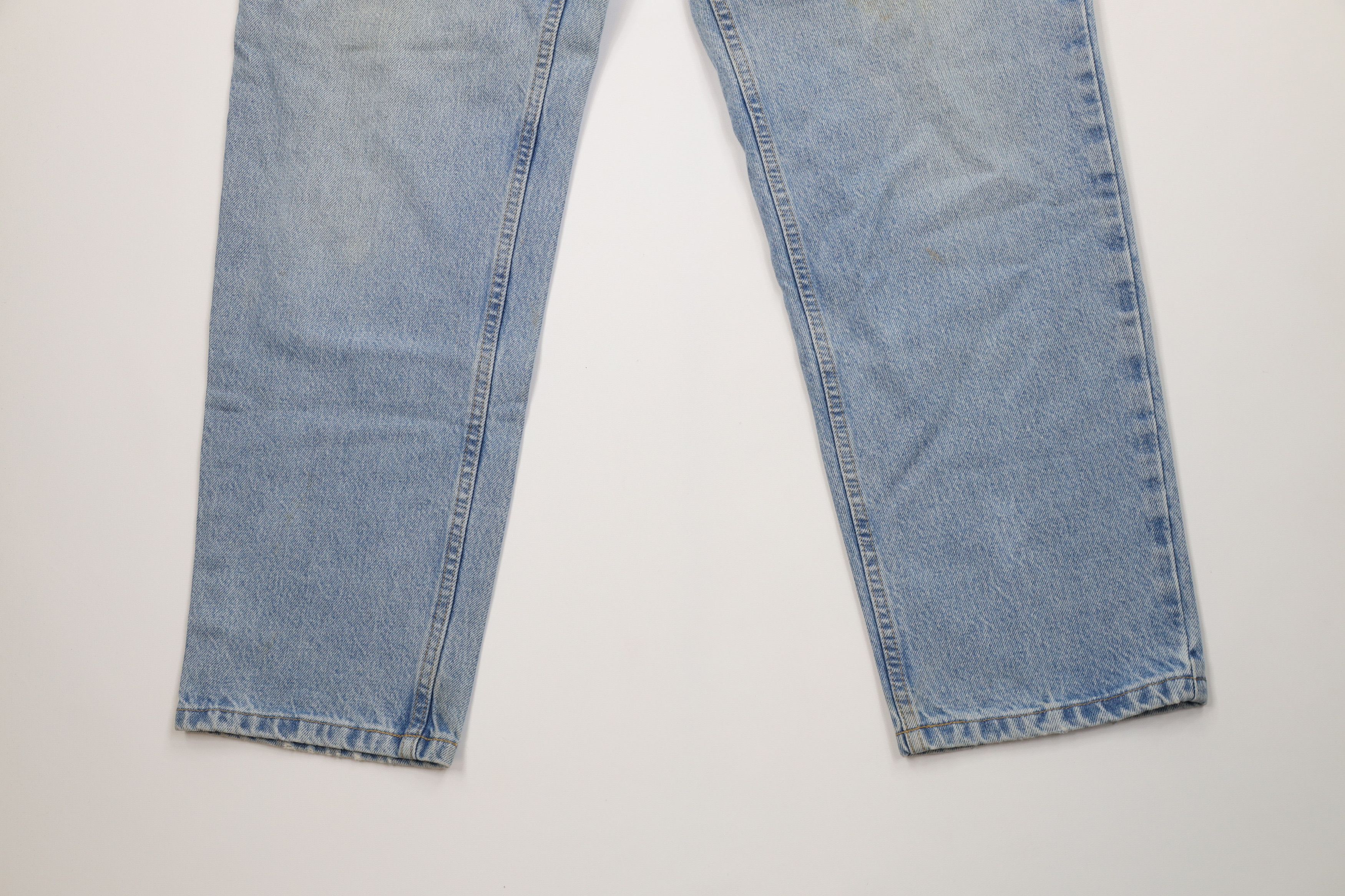 Lands' End Vintage 90s Lands End Relaxed Straight Leg Denim Jeans Size US 34 / EU 50 - 4 Thumbnail