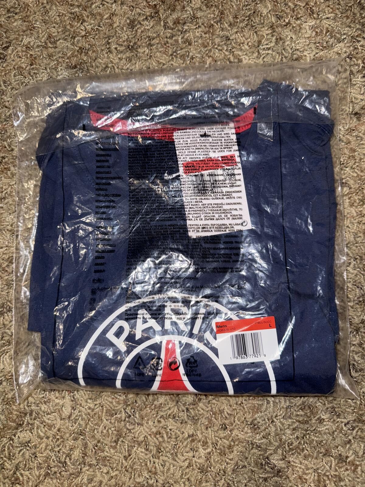 Nike Nike Men’s Paris Saint-Germain Soccer T-Shirt l Size US L / EU 52-54 / 3 - 8 Thumbnail