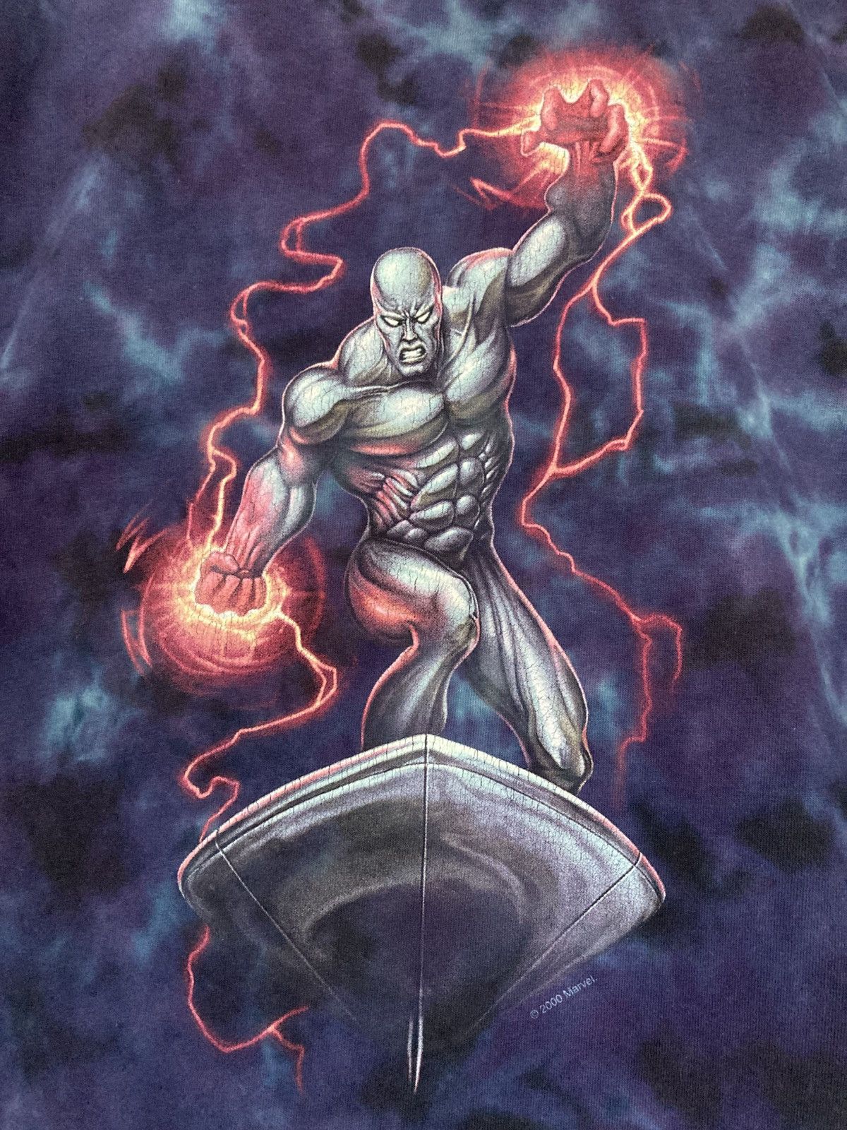 Marvel Comics SILVER SURFER TIE DYE SHIRT UNIVERSAL MARVEL COMICS 2000 Y2K Size US XXL / EU 58 / 5 - 3 Thumbnail