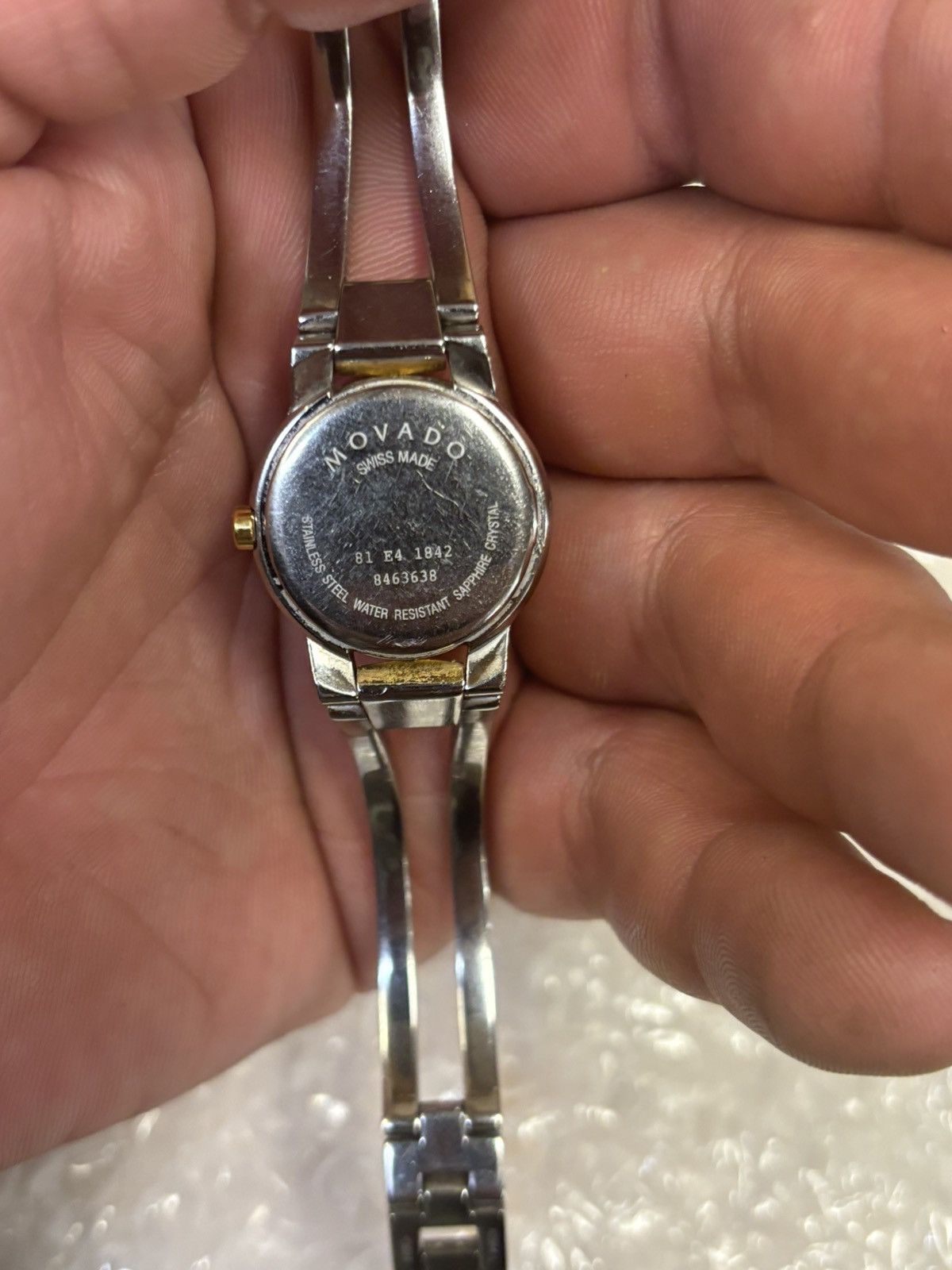 Movado Movado Amorosa 81.E41.1842 2-Tone Women’s Watch! Size ONE SIZE - 7 Thumbnail