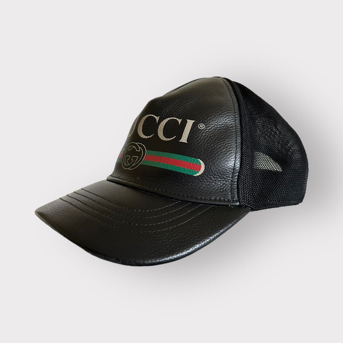 Gucci Gucci Hat Leather Belt Logo Black | Grailed