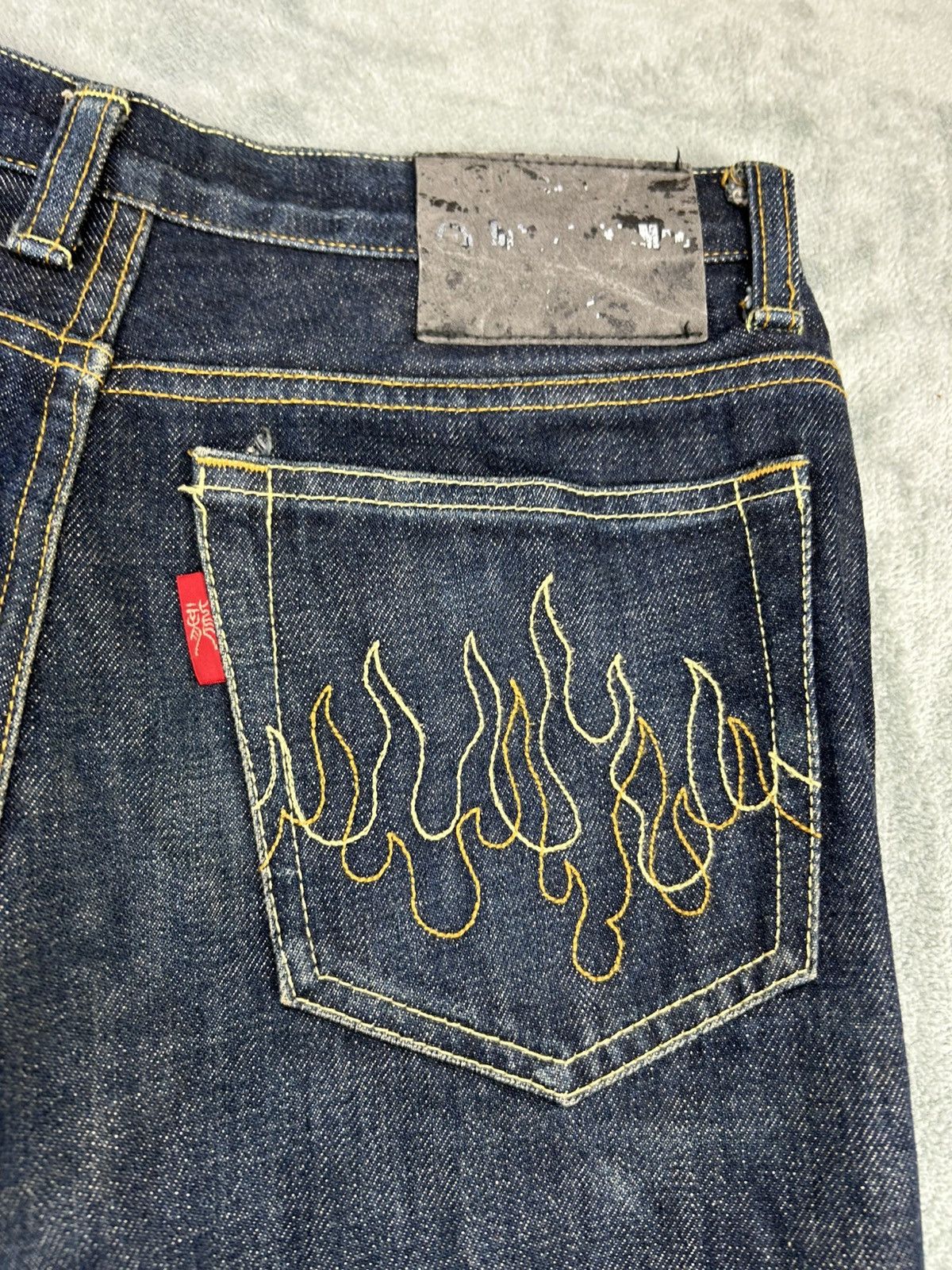 Japanese Brand Miracle Women Fire Denim Jeans S045 Size 29" - 9 Thumbnail