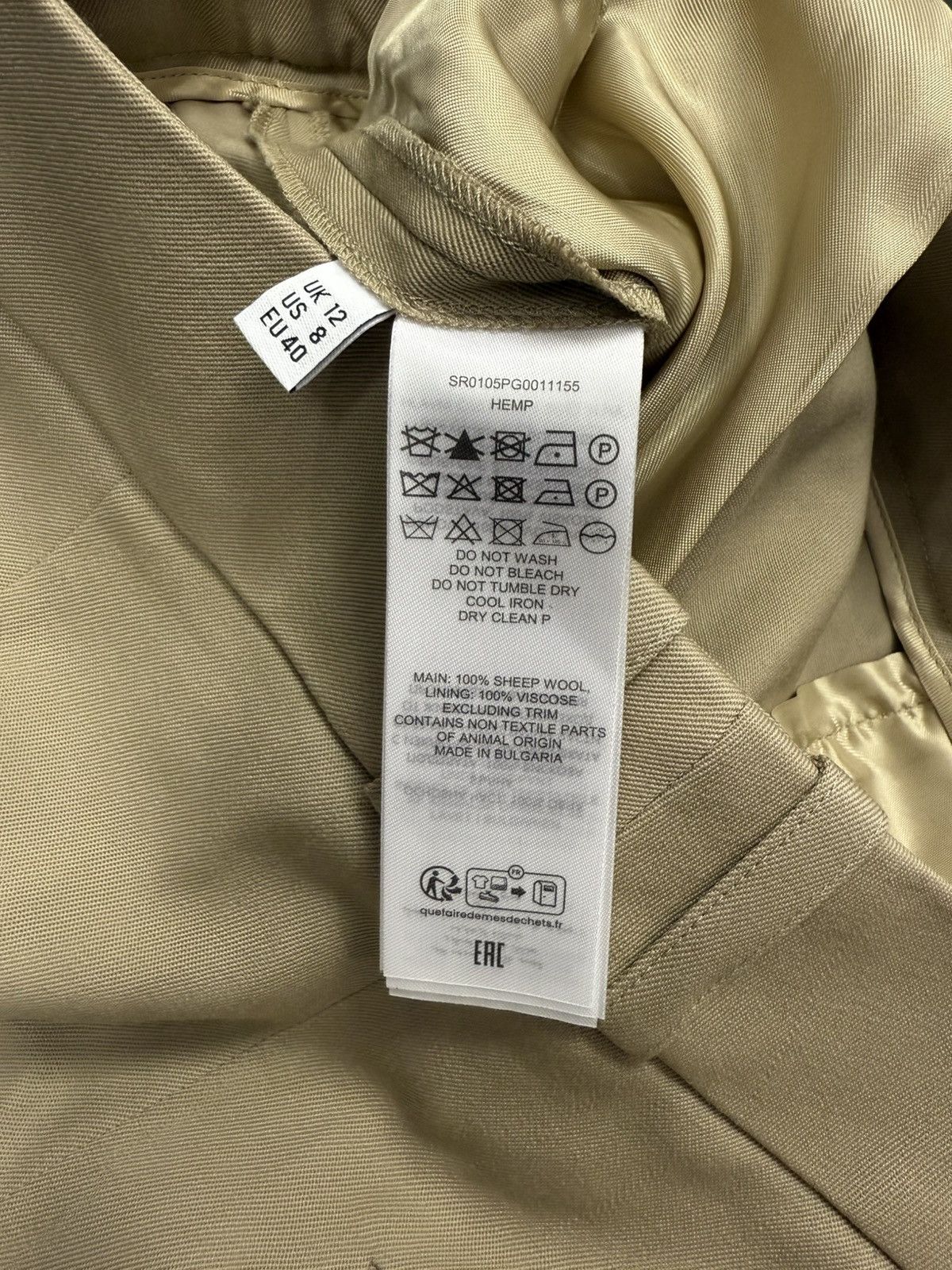 JW Anderson JW Anderson beige wool sculptural shorts 40 Size US 32 / EU 48 - 5 Thumbnail