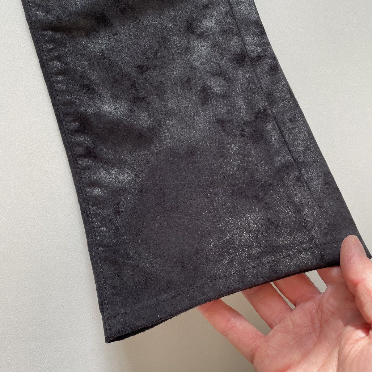 Dior A/W 08 Black Glitter Moleskin Trousers Size US 30 / EU 46 - 12 Thumbnail