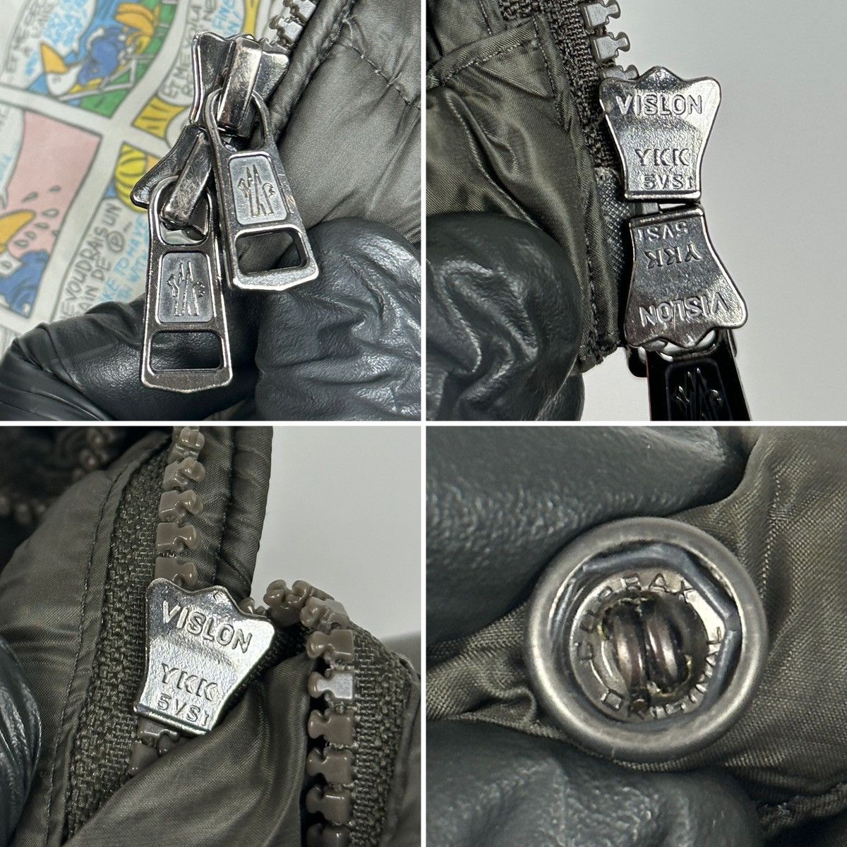 Moncler Moncler Willm Giubbotto Olive Green Down Puffer Jacket Size US XL / EU 56 / 4 - 21 Thumbnail