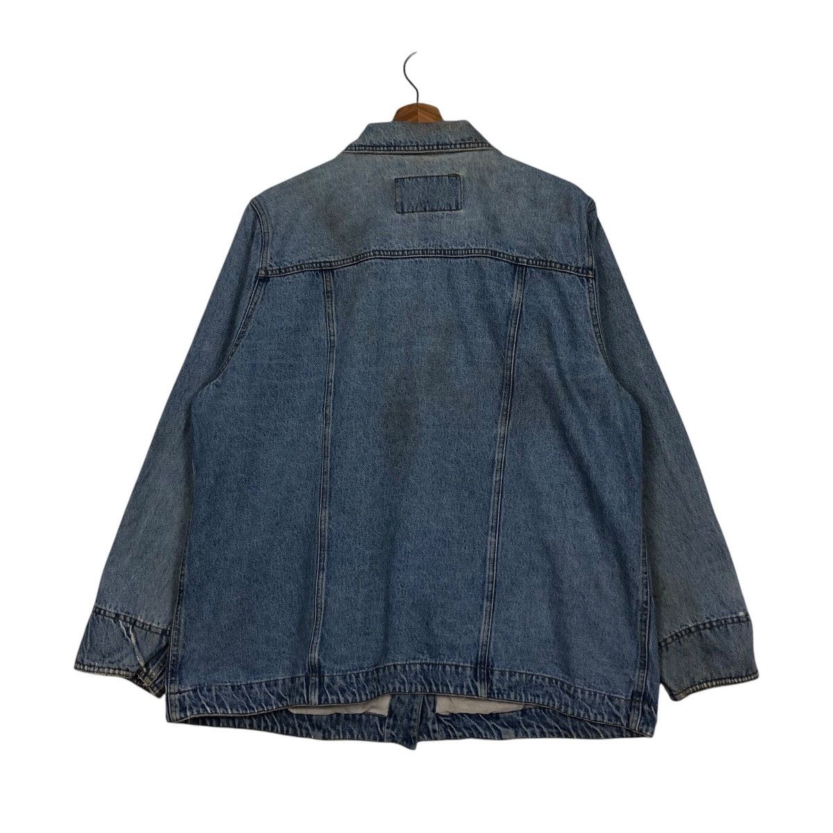 Japanese Brand 📌Vintage Biker Denim Jacket Avenue Blues Issey Miyake Size US M / EU 48-50 / 2 - 9 Thumbnail