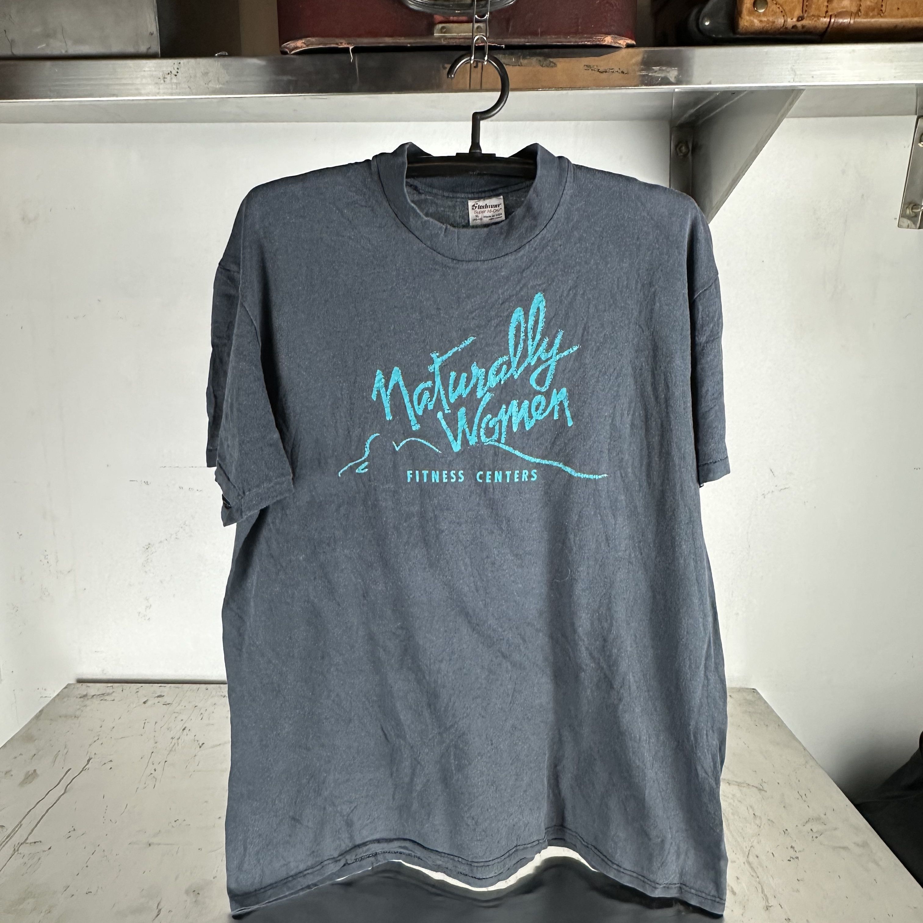 Vintage Vintage 80s Naturally Women Fitness Centers Graphic T-shirt Size US XL / EU 56 / 4 - 1 Thumbnail