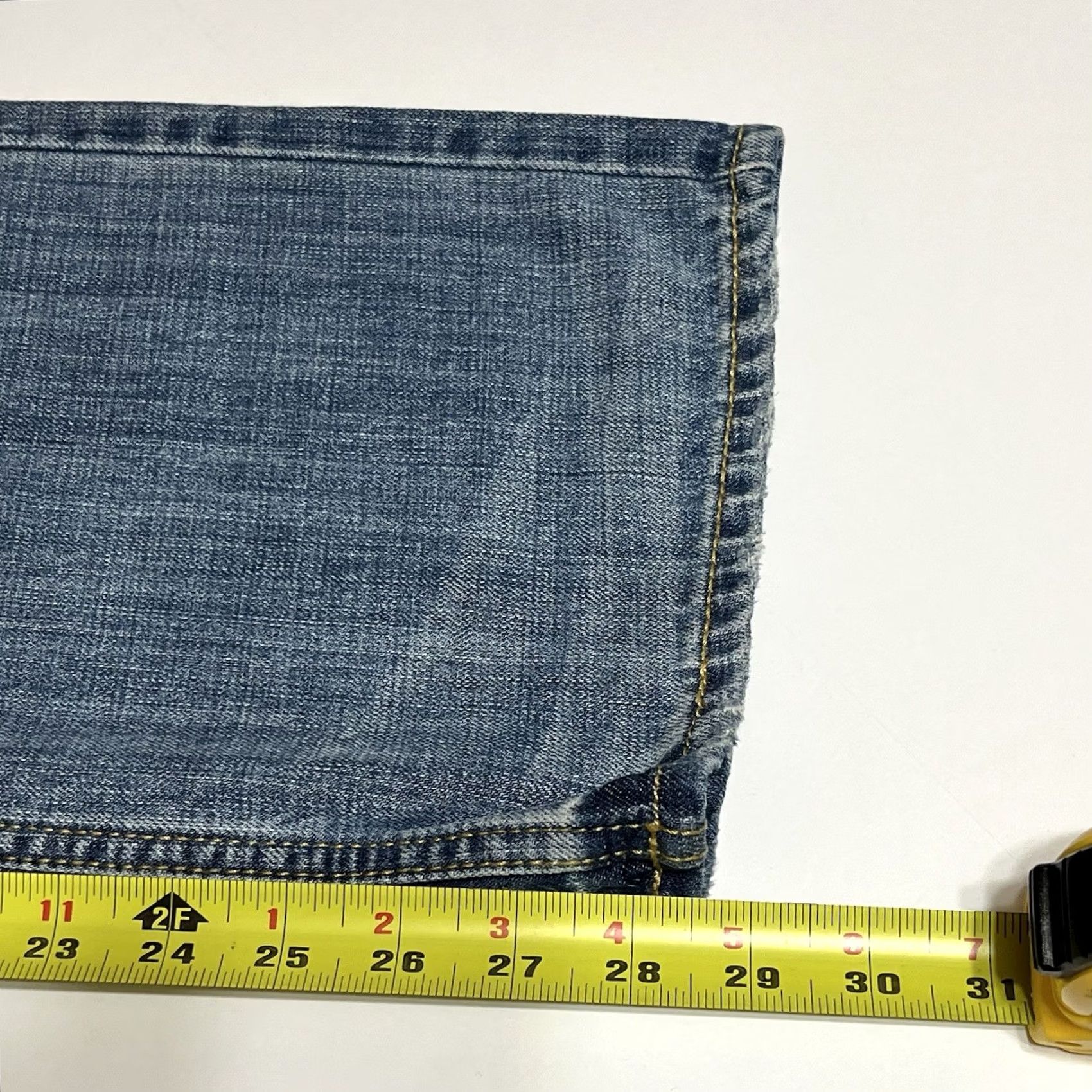 American Eagle Outfitters American Eagle Outfitters Original Boot Jeans Mens 34x29 Blue Denim Distressed 5-Pocket Regular Bootcut Mid Rise Cotton Denim Size US 34 / EU 50 - 6 Thumbnail