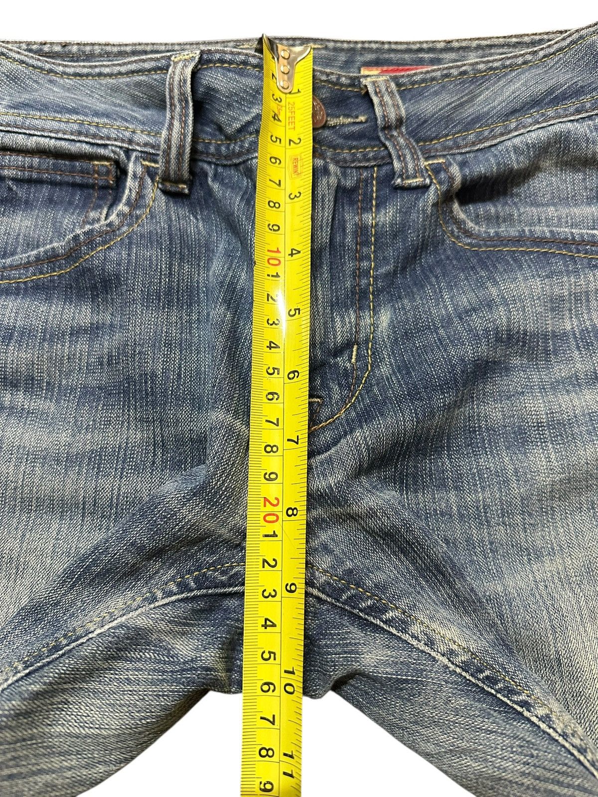 If Six Was Nine Vintage Japanese Brand Blue Wash Faded Style Wide Leg Jeans Size US 28 / EU 44 - 15 Thumbnail