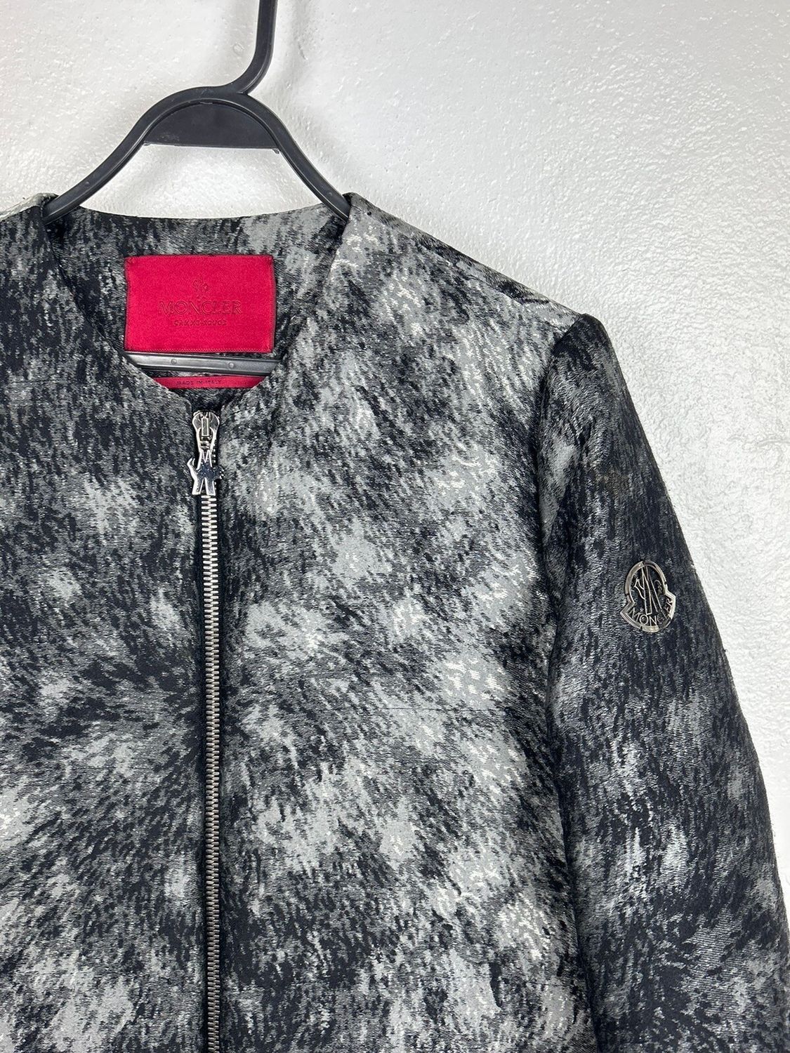 Moncler Moncler Gamme Rouge Vanessa Giaccone Multicolor Wool Coat Size S / US 4 / IT 40 - 2 Thumbnail