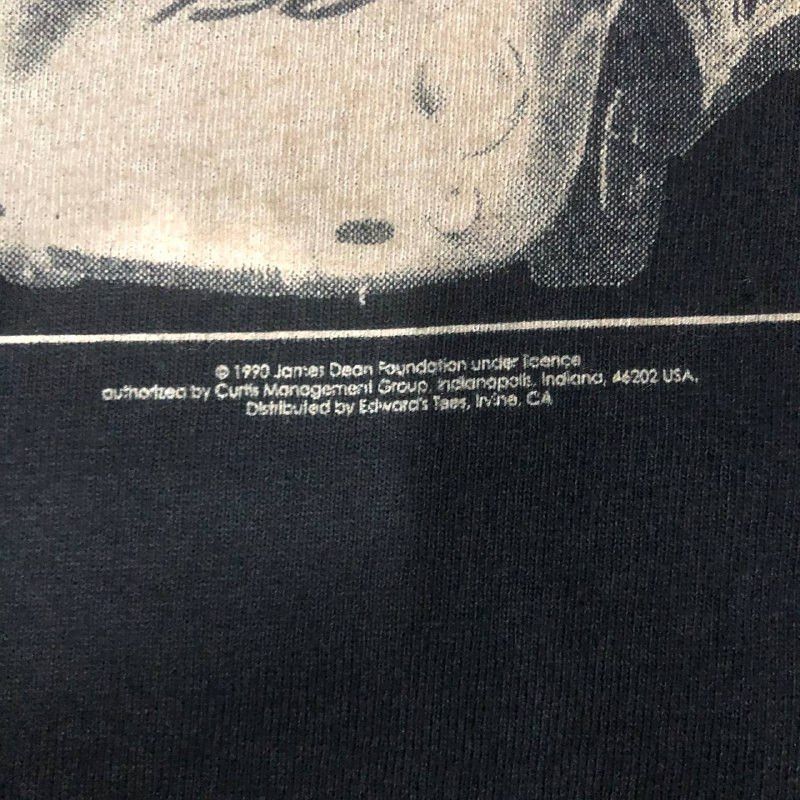 Band Tees Vintage 1990 " James Dean " Murina Tag Men T-shirt Size US L / EU 52-54 / 3 - 6 Thumbnail