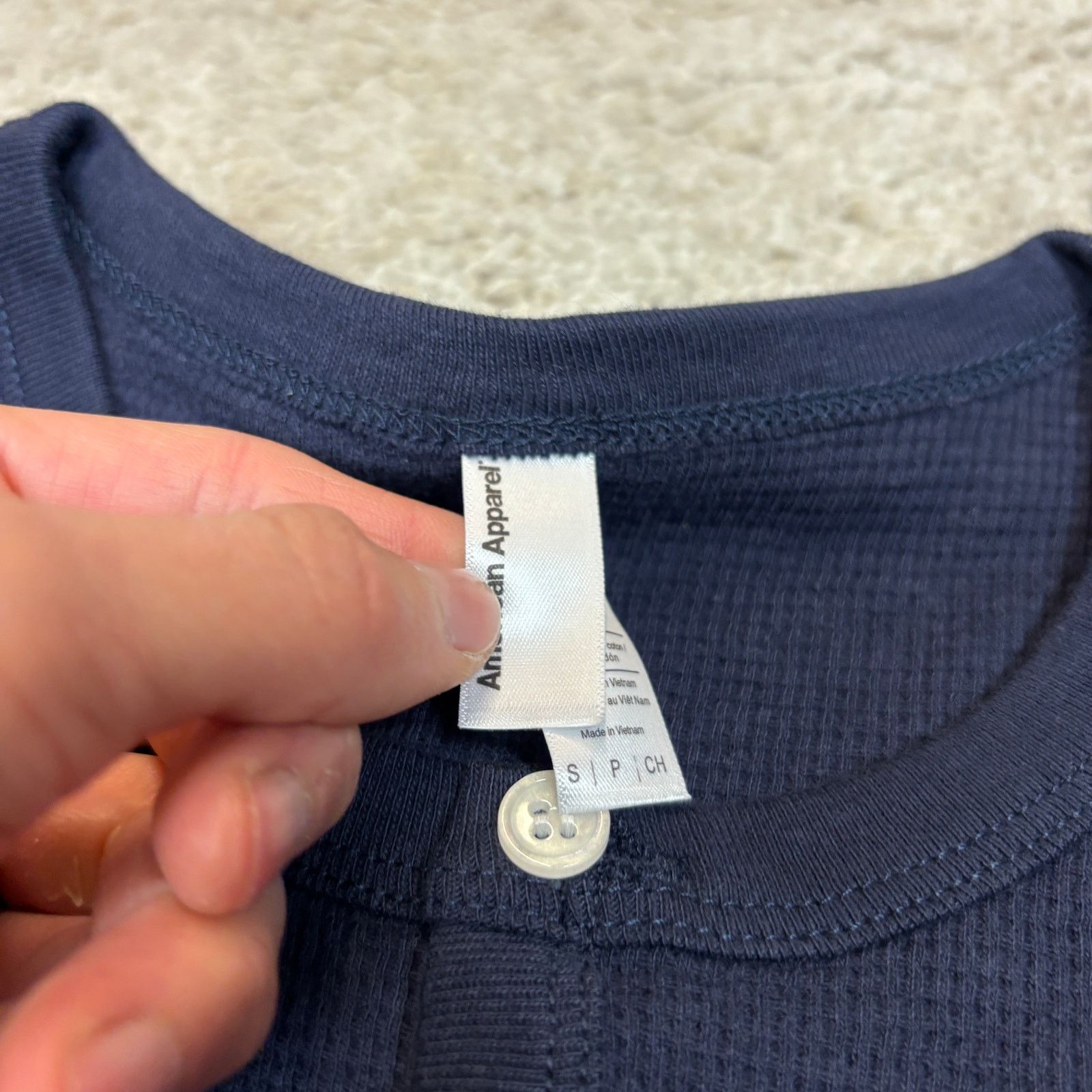 American Apparel American Apparel Dexter Morgan Kill Small Thermal Henley Size US S / EU 44-46 / 1 - 5 Thumbnail