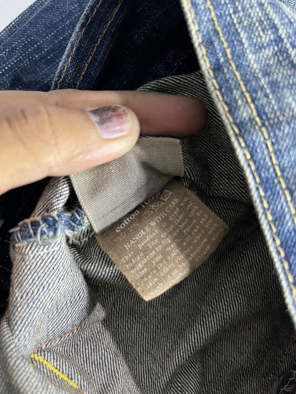 Blue Blue Japan Blue wash Blue blue distressed mud wash denim jacket Size US S / EU 44-46 / 1 - 7 Thumbnail