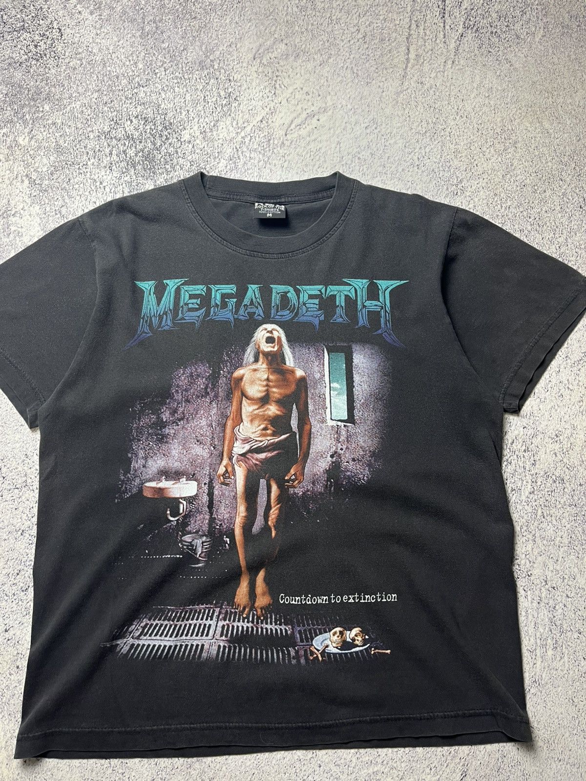 Band Tees Vintage Megadeth T-Shirt Single Stitch Reprint Moder Y2K Size US M / EU 48-50 / 2 - 9 Thumbnail