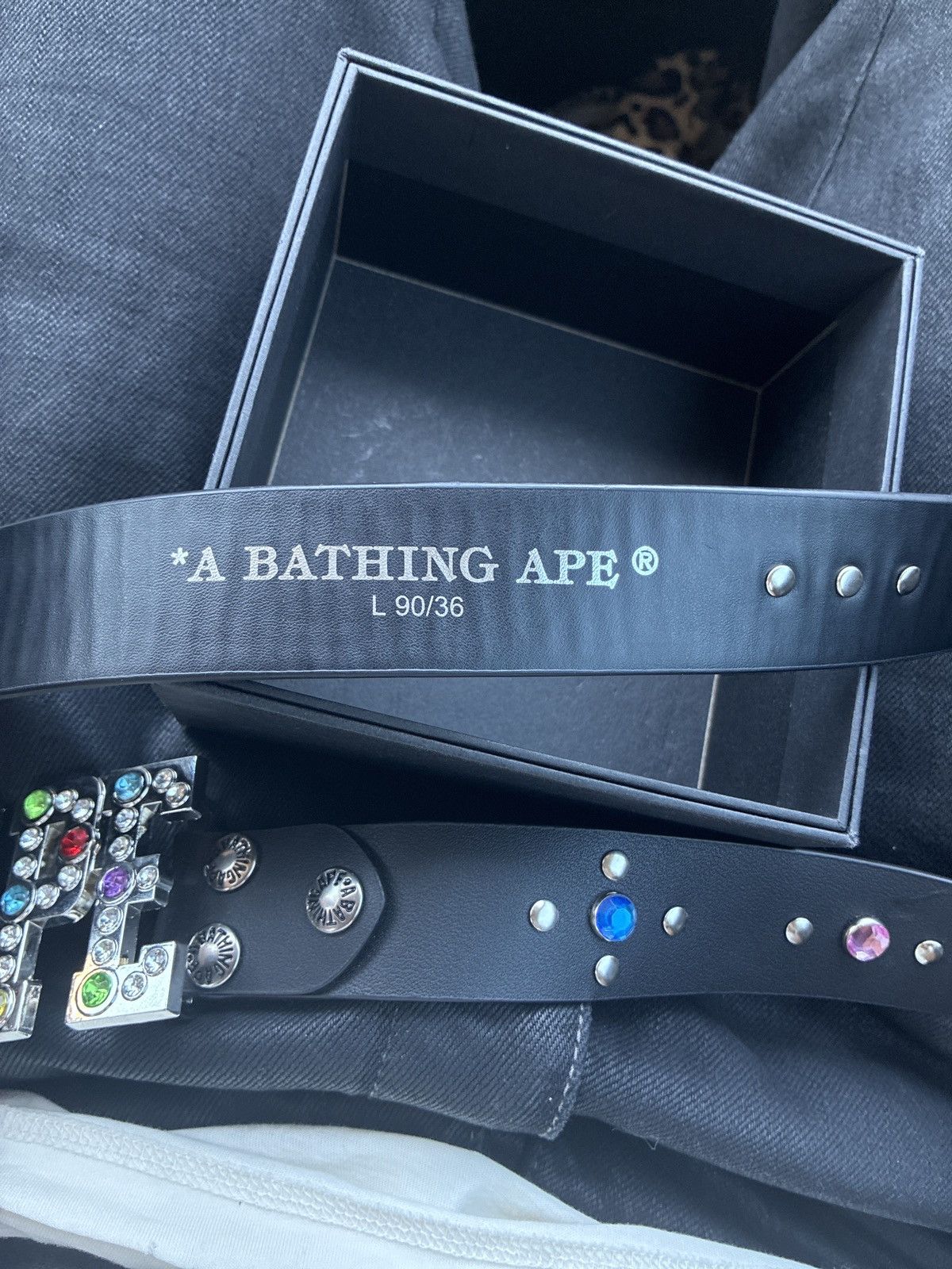 Bape BAPE COLOR STONE BELT Size 34 - 2 Thumbnail