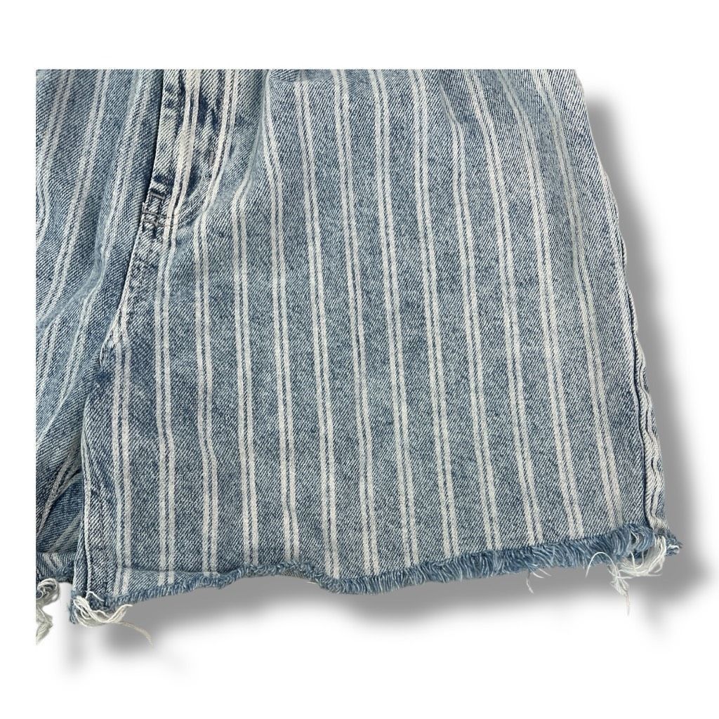 Free People Free People Dogtown Pleated Stripes High Rise Shorts Size 29 Size 29" - 3 Thumbnail