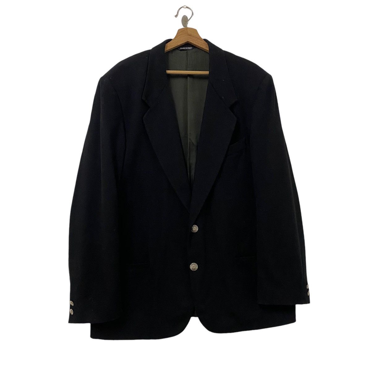 Versace × Vintage ☀️Vintage Versace Sport black classic blazer jacket Size US M / EU 48-50 / 2 - 3 Thumbnail