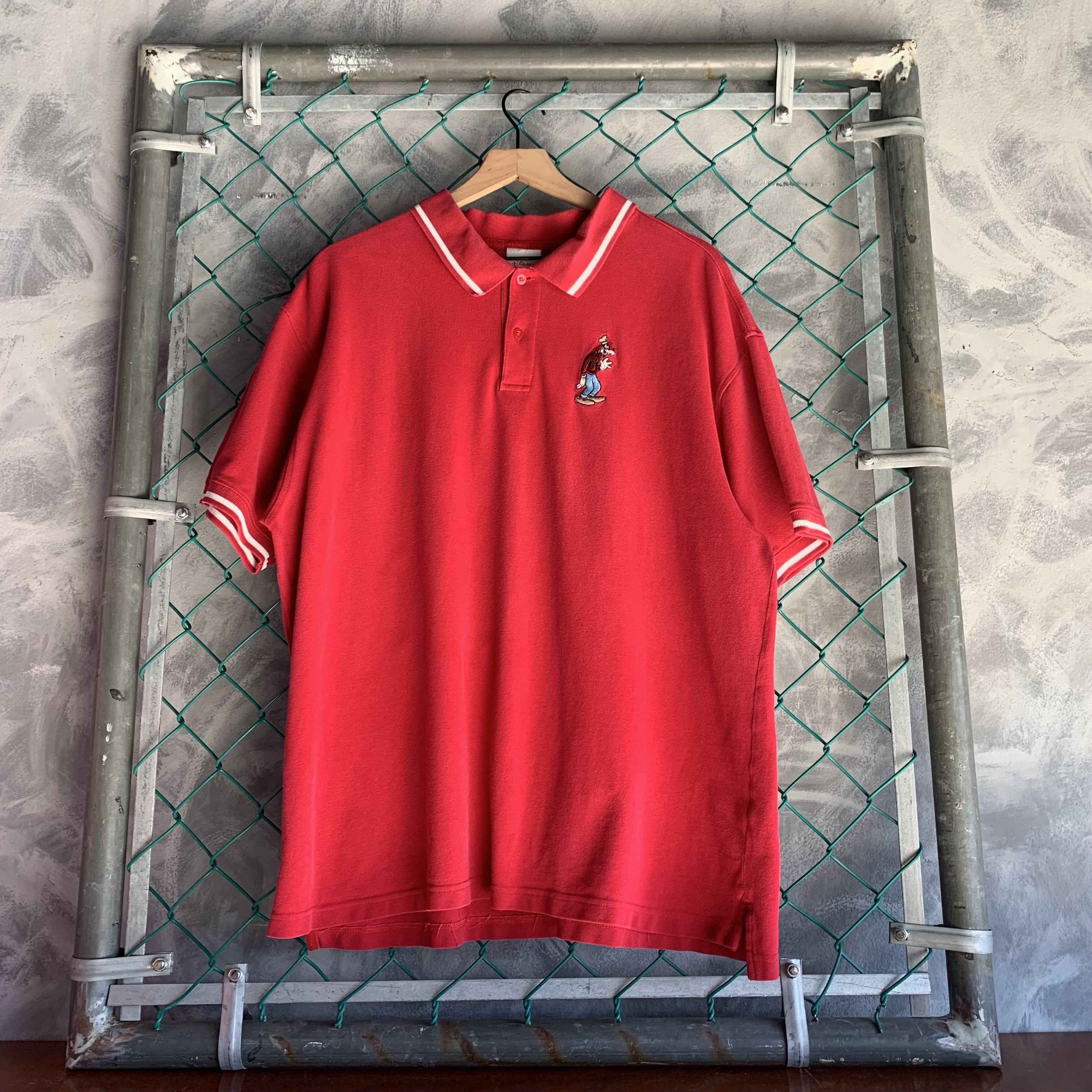 Disney Vintage Disney Store Goofy Red Polo Shirt Size XL Men’s Size US XL / EU 56 / 4 - 1 Thumbnail