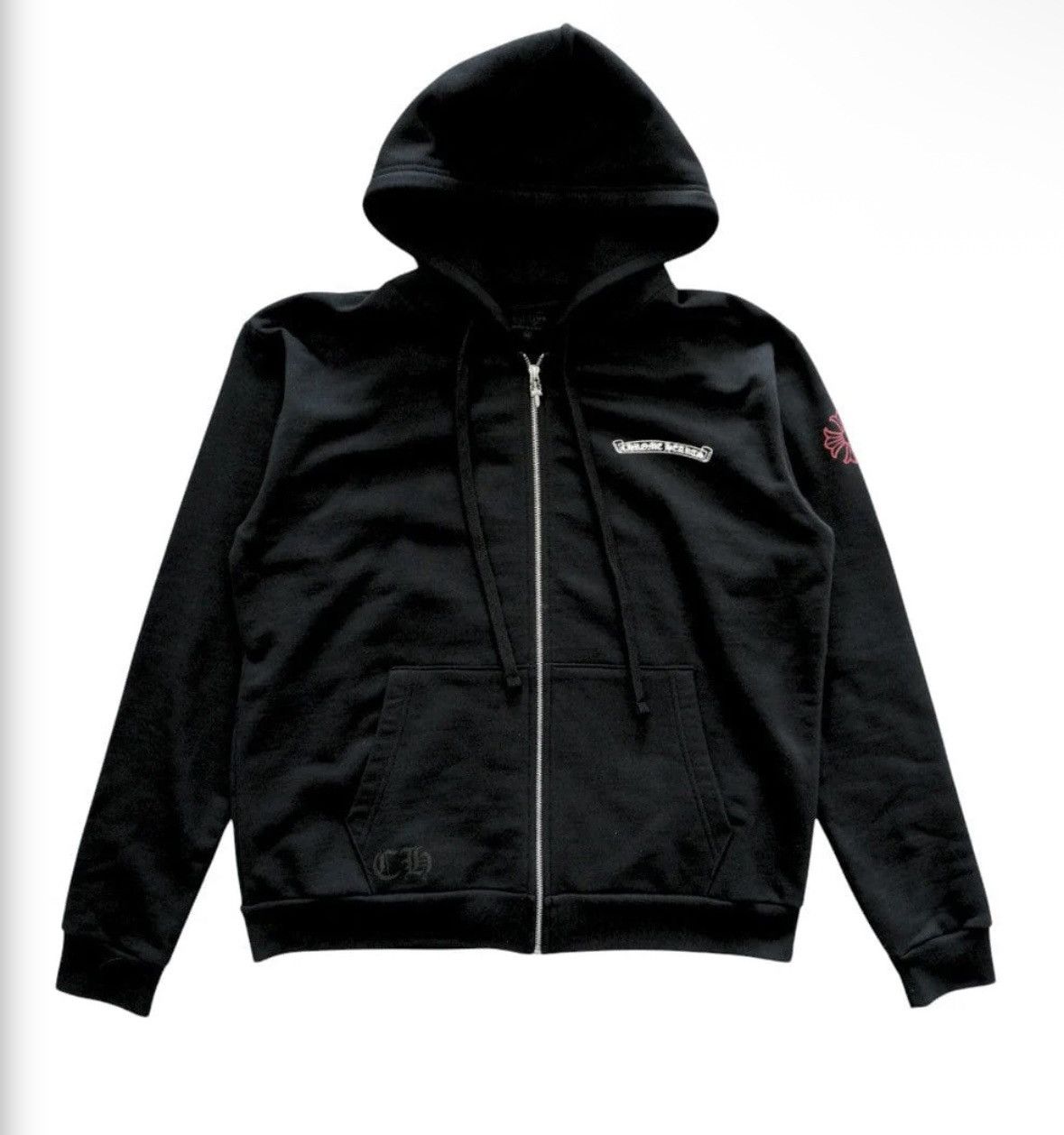 Chrome Hearts Chrome Hearts NYC Exclusive Scroll Zip Up Hooded Sweatshirt Size US L / EU 52-54 / 3 - 1 Thumbnail