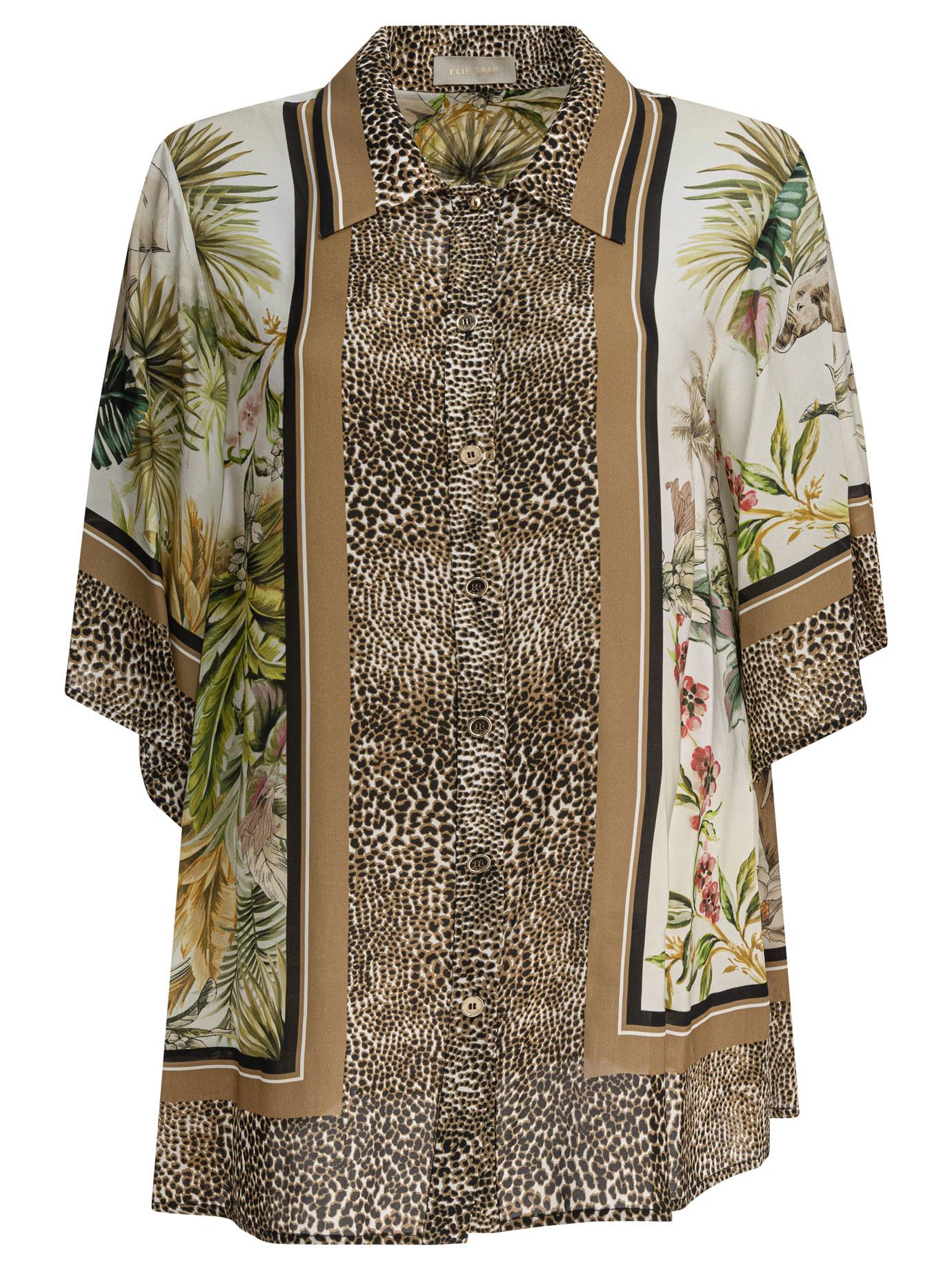Elie Saab Elie Saab Savannah Print Shirt IT 38 Women - USA Duties Paid Size XS / US 0-2 / IT 36-38 - 1 Thumbnail