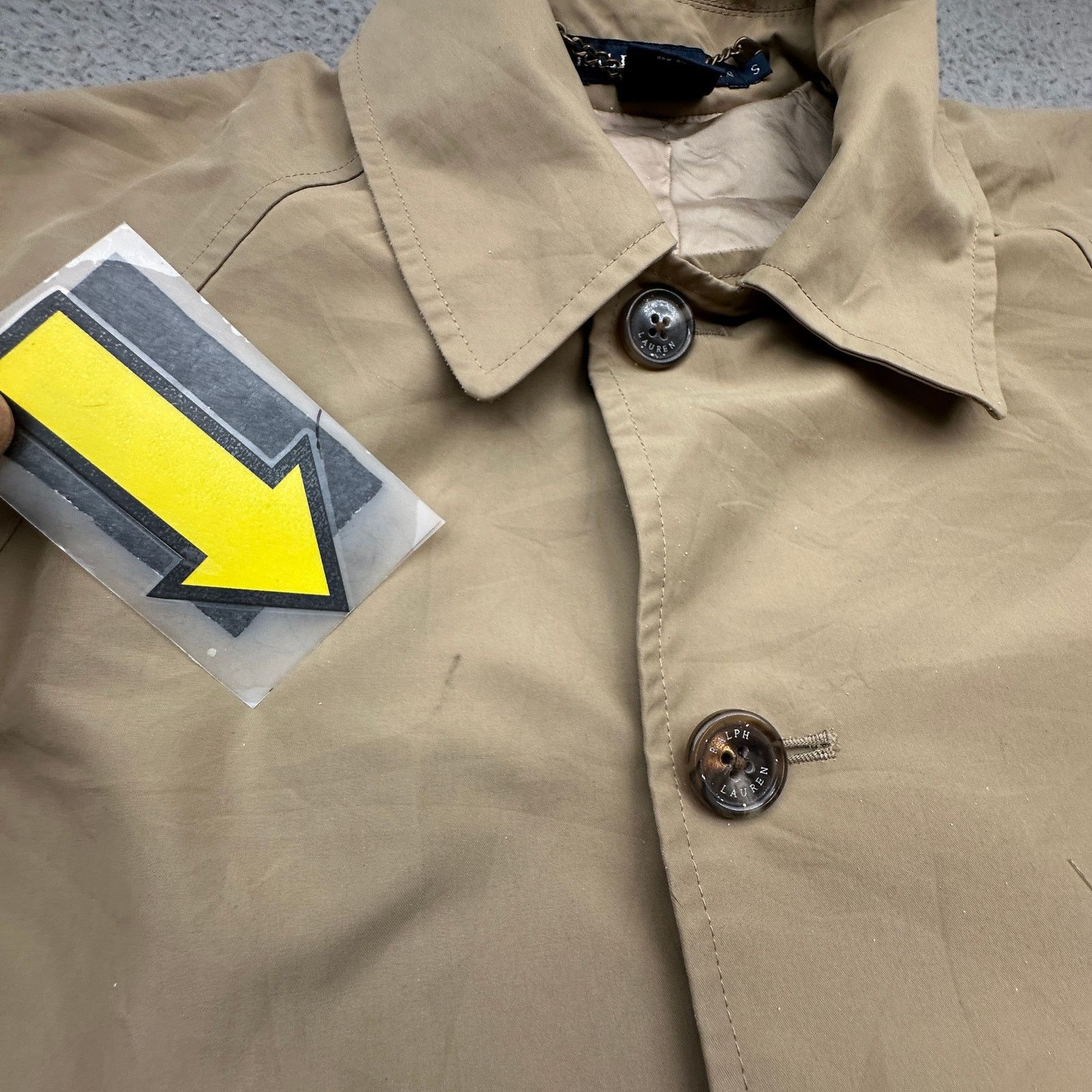Ralph Lauren Ralph Lauren Beige Windbreaker Coat Womens Small Khaki Size S / US 4 / IT 40 - 7 Thumbnail