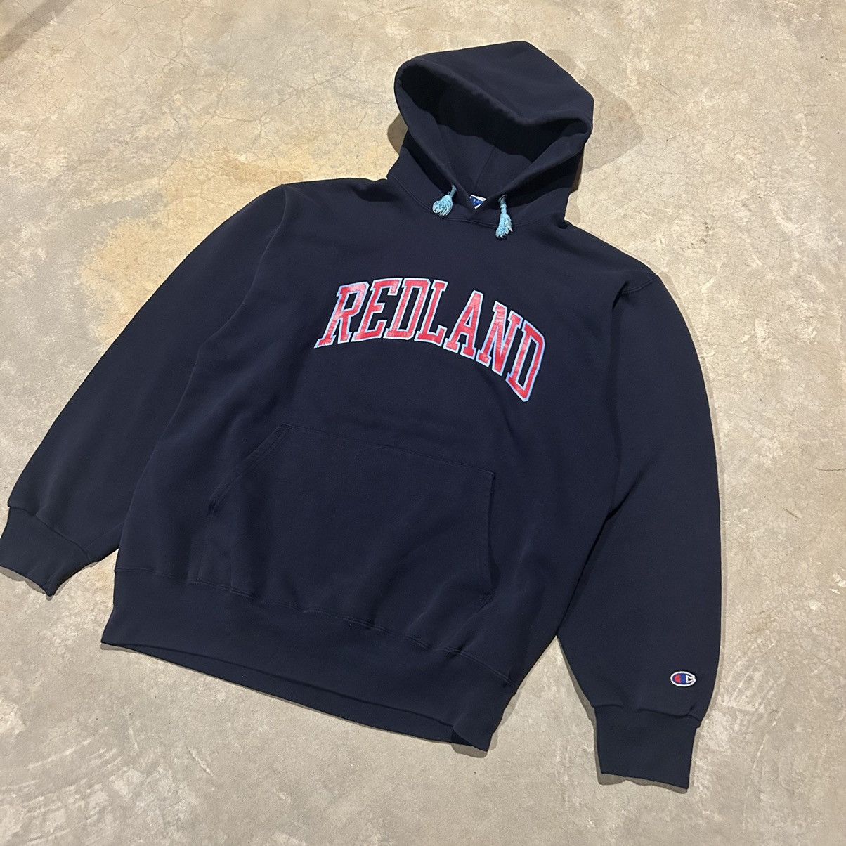 Champion × Vintage Crazy Vintage 90s Champion Redland College Logo Hoodie Size US XL / EU 56 / 4 - 2 Thumbnail