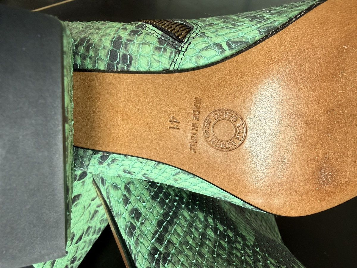 Dries Van Noten enkellaarsjes van Dries van Noten python leder Size US 8 / IT 38 - 5 Thumbnail