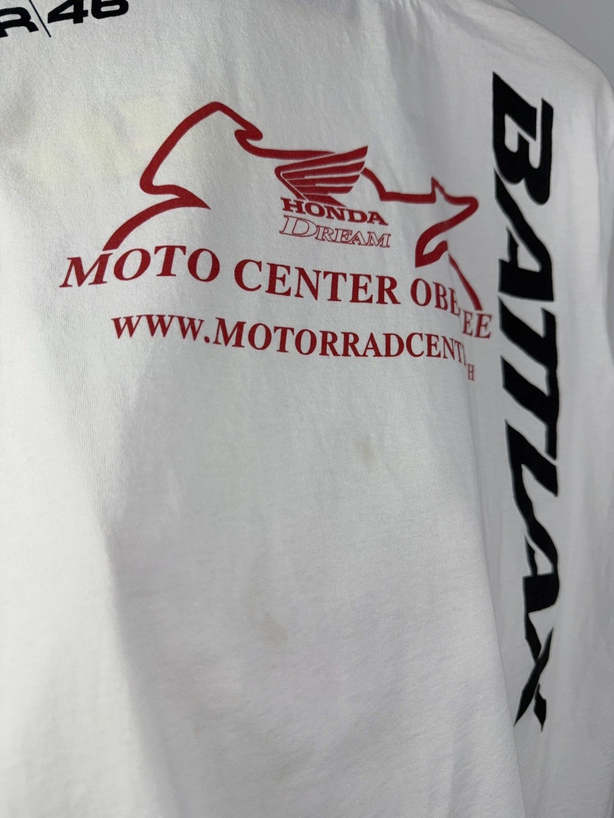 Vintage Vintage 00s VR 46 Honda Battlax MOTO racing T shirt Size US L / EU 52-54 / 3 - 6 Thumbnail