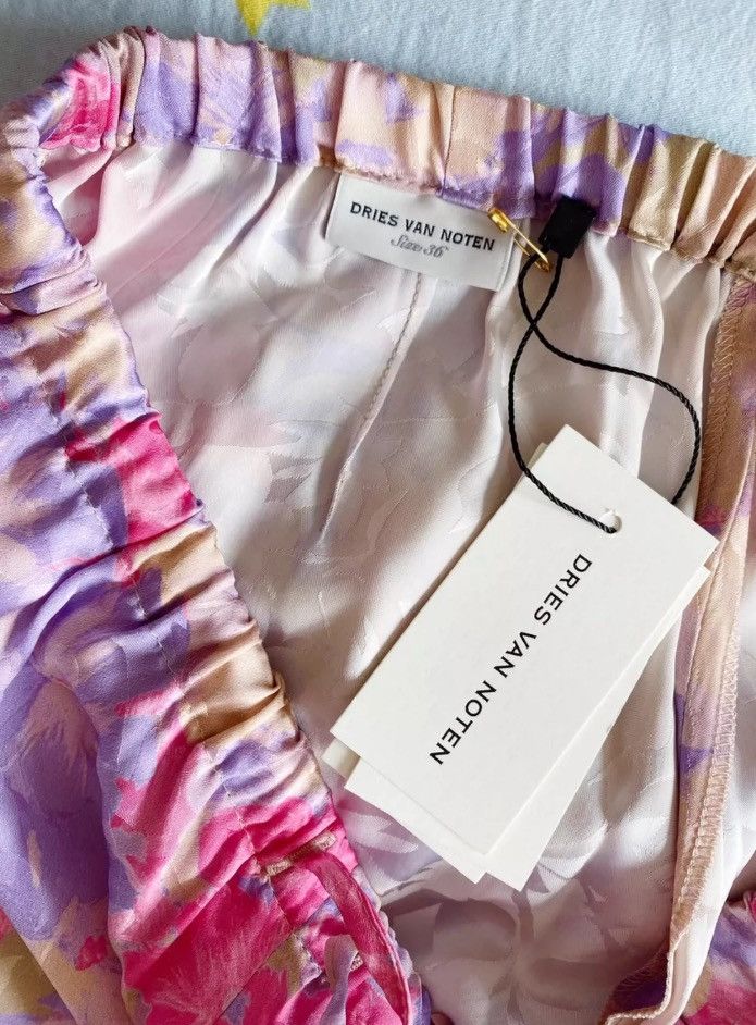 Dries Van Noten Dries van noten Silk straight leg pants 2412-Nextarrow Size US 36 / EU 52 - 3 Thumbnail