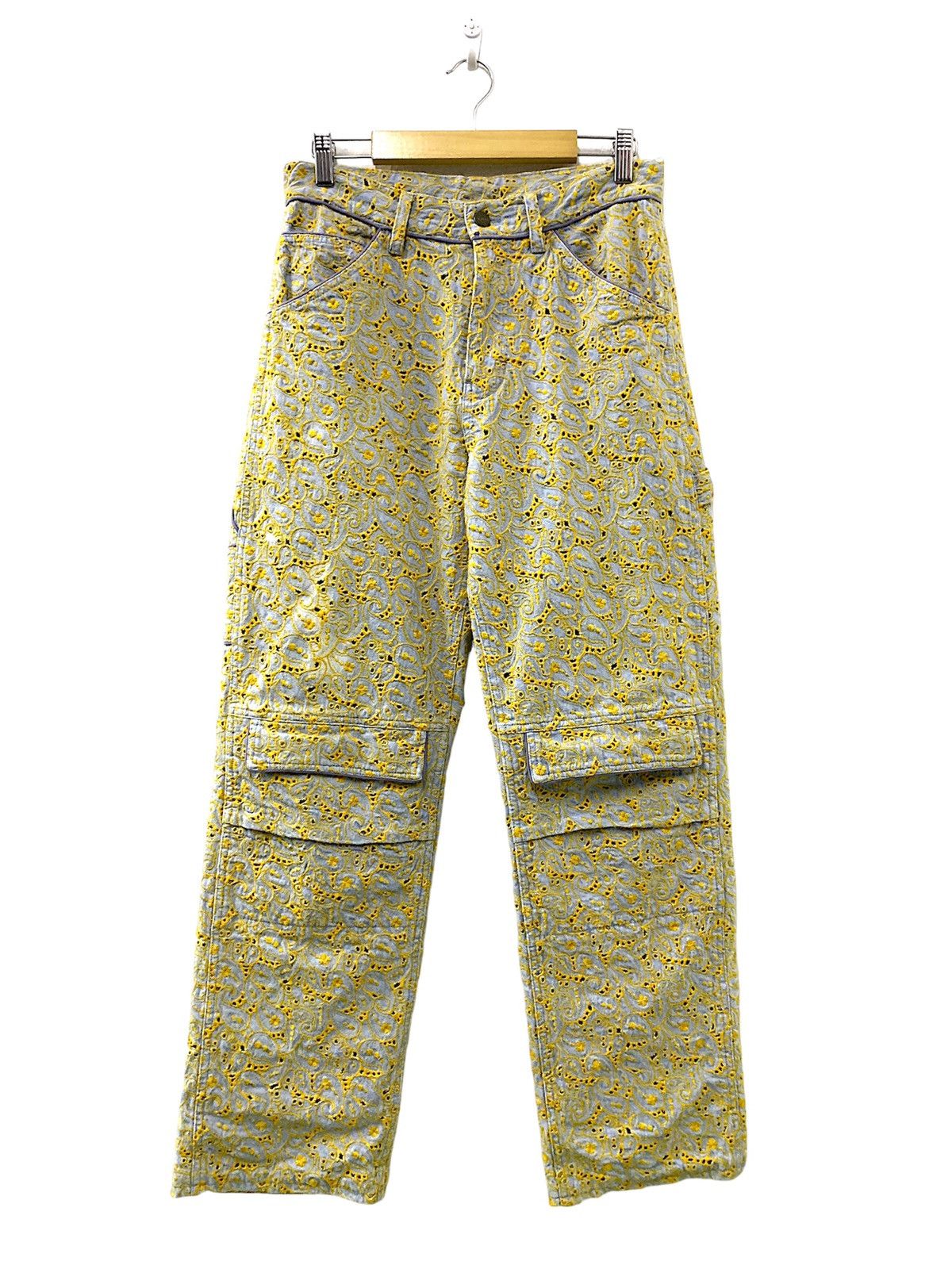 X-Girl RARE Carpenter Pants Paisley Embroidery Size 28" / US 6 / IT 42 - 1 Thumbnail