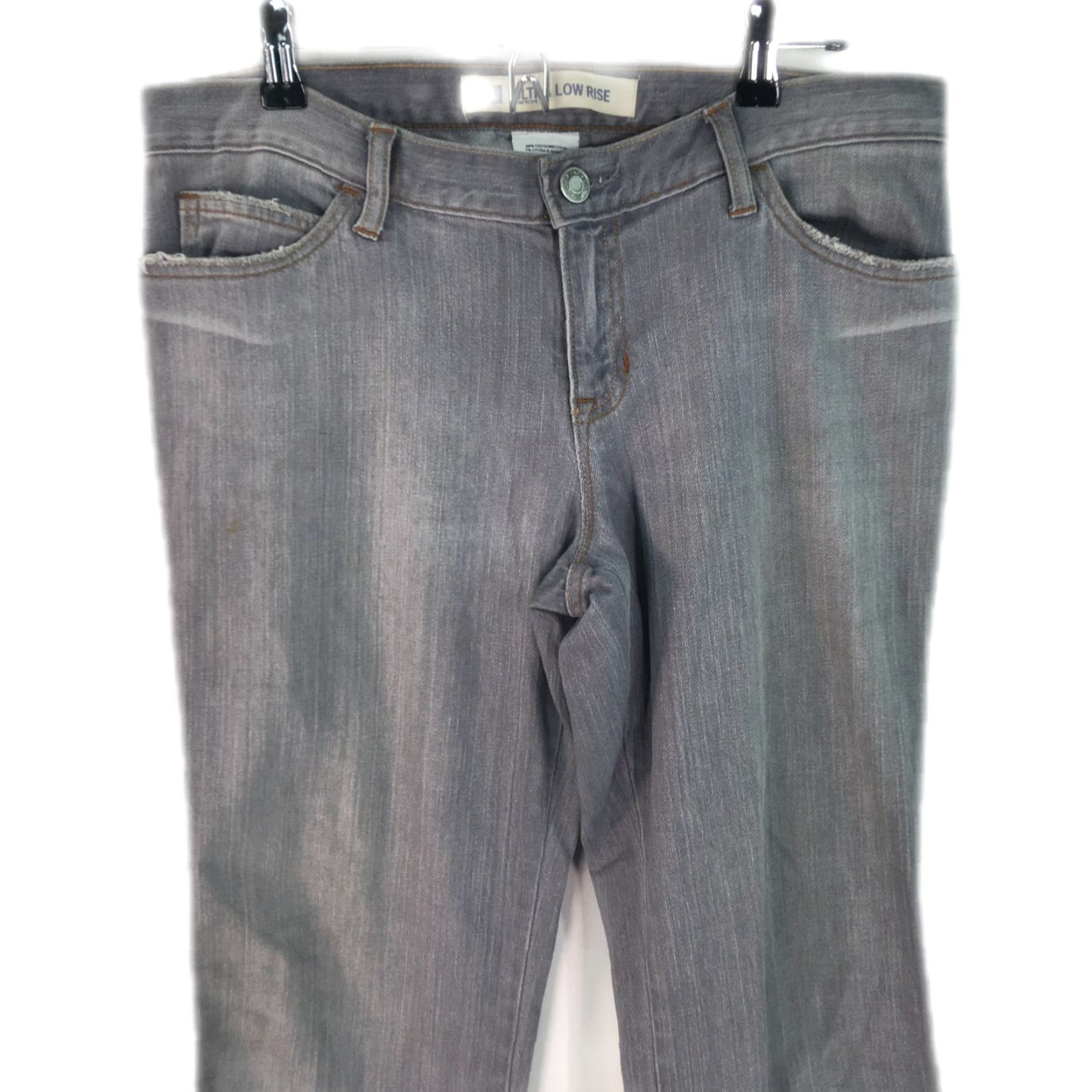 Gap Gap Ultra Low Rise Stretch Denim Jeans Womens Size 10R Gray Casual 34X33 Size 32" / US 10 / IT 46 - 3 Thumbnail