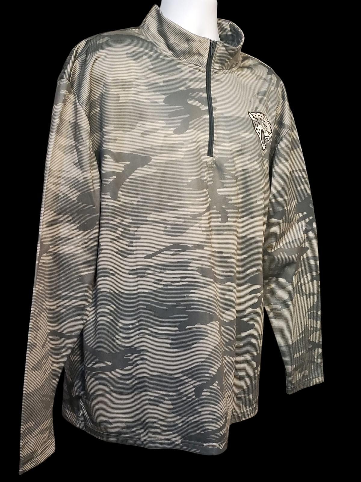 Other NFL Jacksonville Jaguars Camo Quarter-Zip Pullover Size US XXL / EU 58 / 5 - 4 Thumbnail