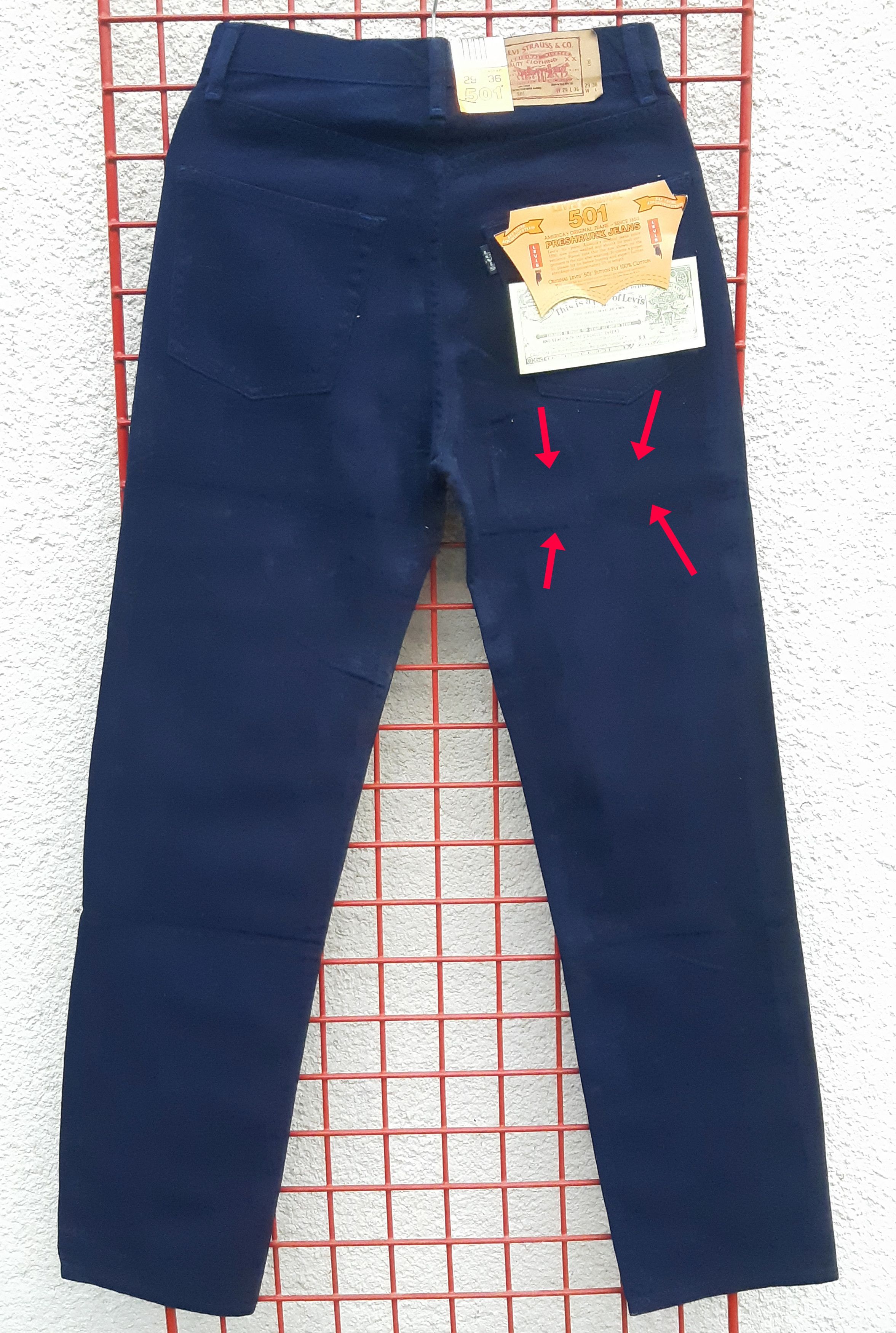 Levi's Vintage 2001 LEVIS 501 Jeans Italy size W29 L36 NWT Size 29" - 2 Thumbnail