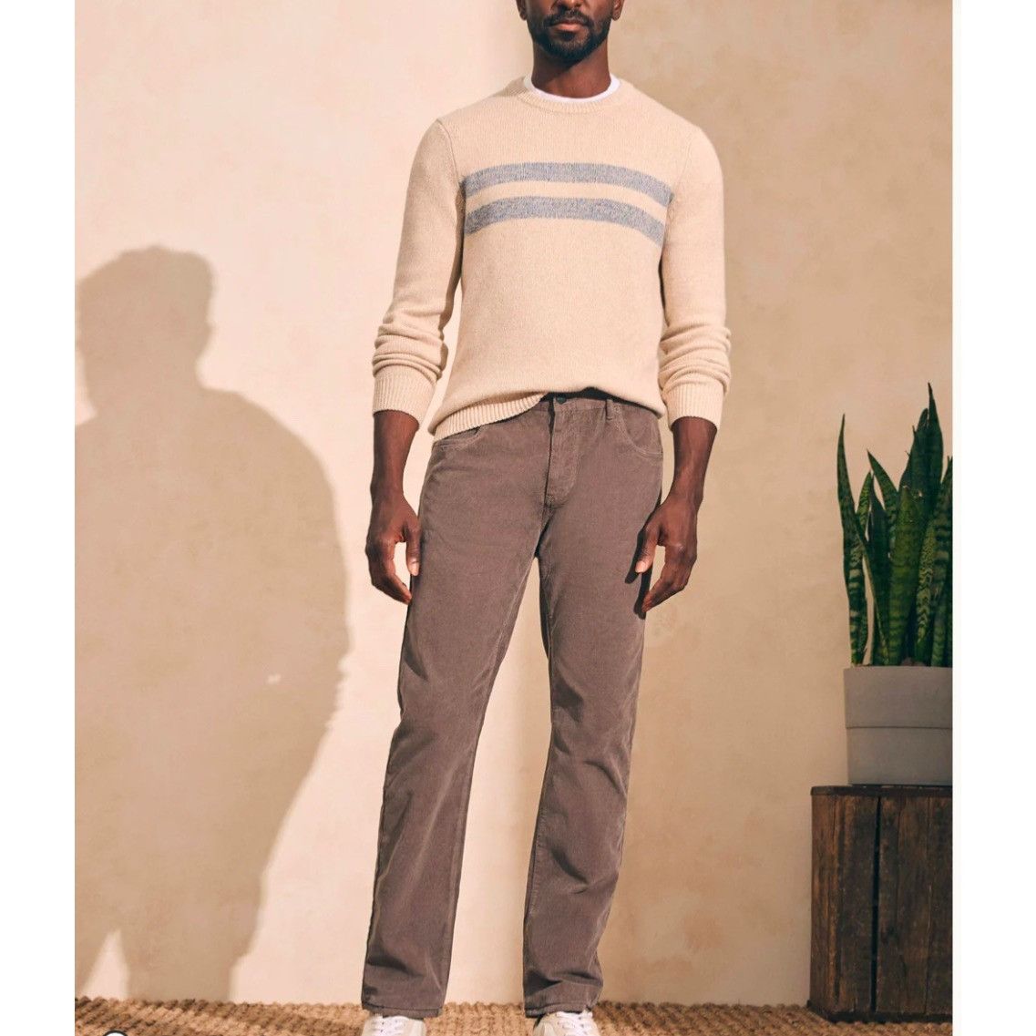 Faherty Faherty 5-Pocket Stretch Corduroy Mens Pants NWT - MSRP $168 Size US 40 / EU 56 - 1 Thumbnail