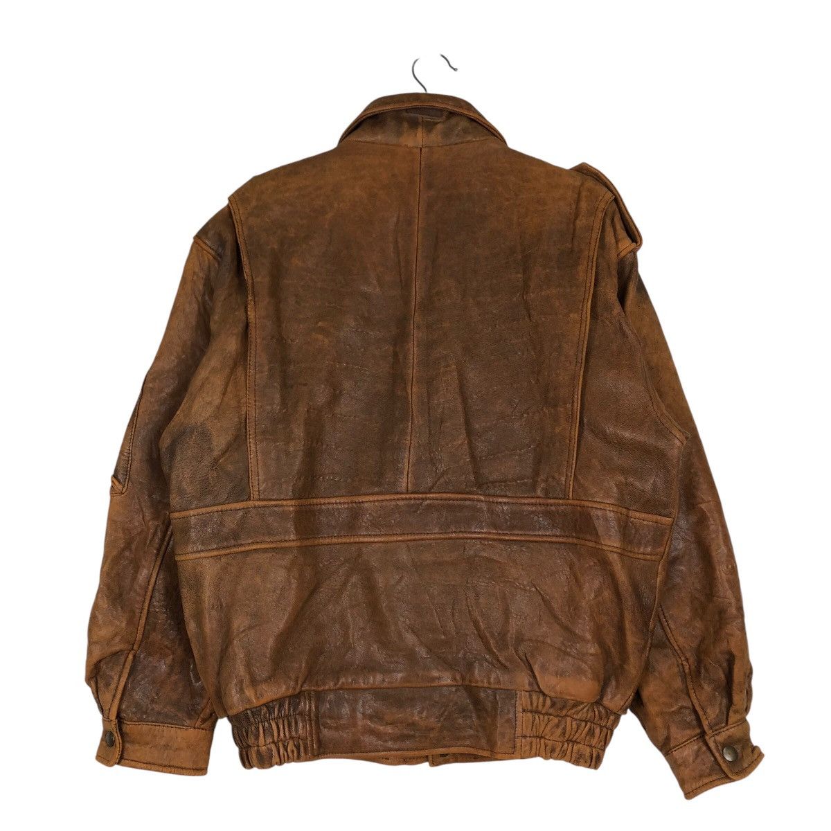 Japanese Brand 📌Vintage Military Design Leather Jacket SoffIce Full Print Size US L / EU 52-54 / 3 - 9 Thumbnail