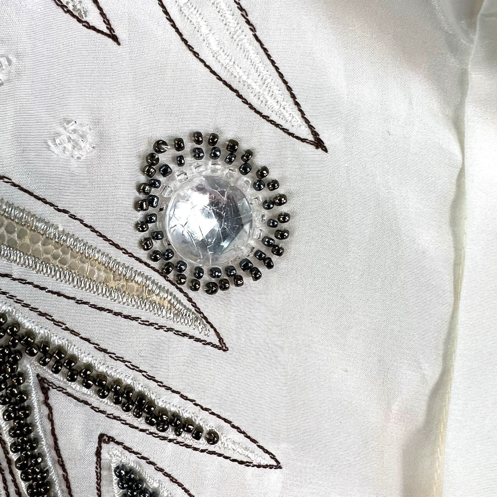 Vintage VINTAGE Laura & Jayne Petite White Bolero Western Button Top Size 14 Size XL / US 12-14 / IT 48-50 - 5 Thumbnail