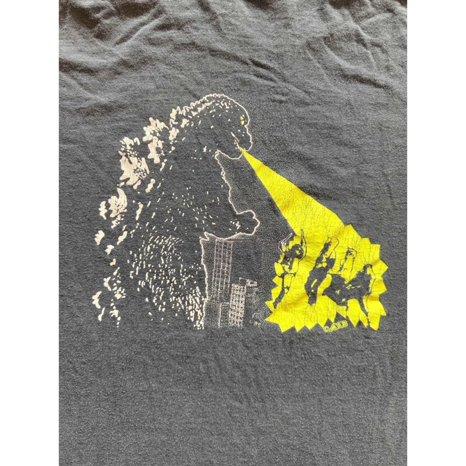 Vintage VINTAGE Adrenaline O.D. Humungousfungusamongus T Shirt XL Black Cotton Crew Neck Short Sleeve RP Men's 80s Band Punk Graphic Print Double-Sided Size US XL / EU 56 / 4 - 5 Thumbnail