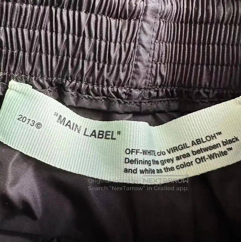 Off-White Off-White Black Nylon Casual Women's Pants . Size 23" - 5 Thumbnail