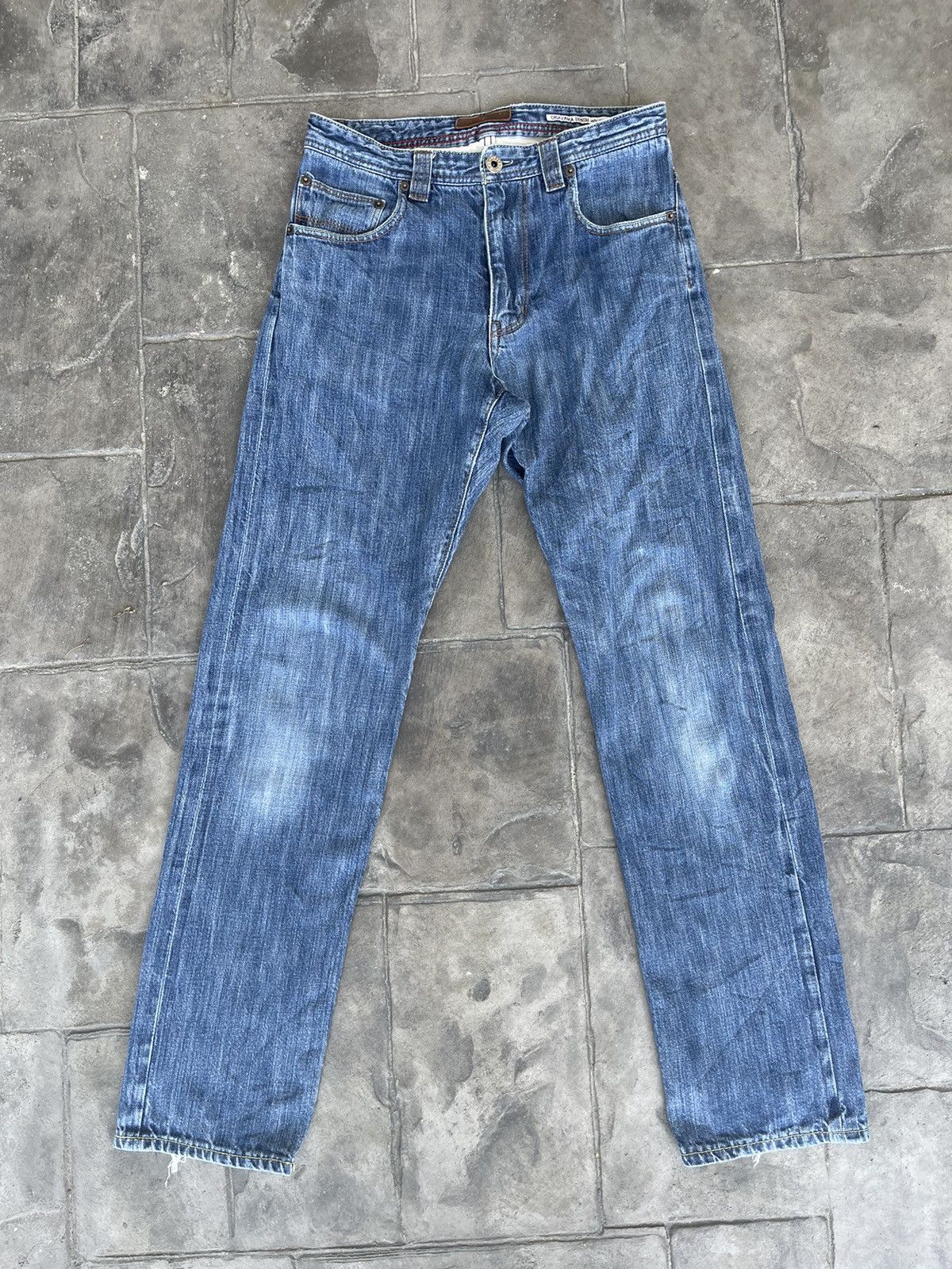 Japanese Brand JAPAN MADE Grand Global Okayama Denim Selvedge Buckle Back Size US 29 - 1 Thumbnail