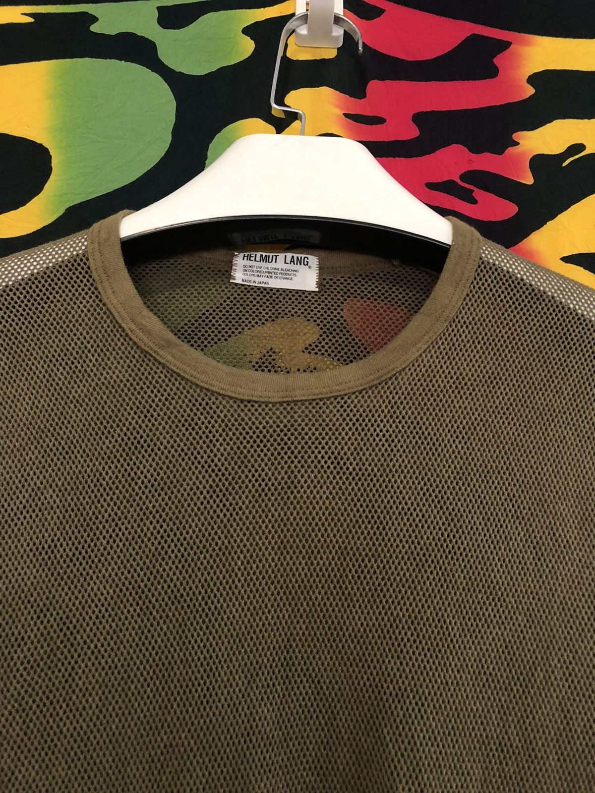 Helmut Lang × Vintage Vintage Helmut Lang mesh stretchy Tshirt Size US M / EU 48-50 / 2 - 16 Thumbnail