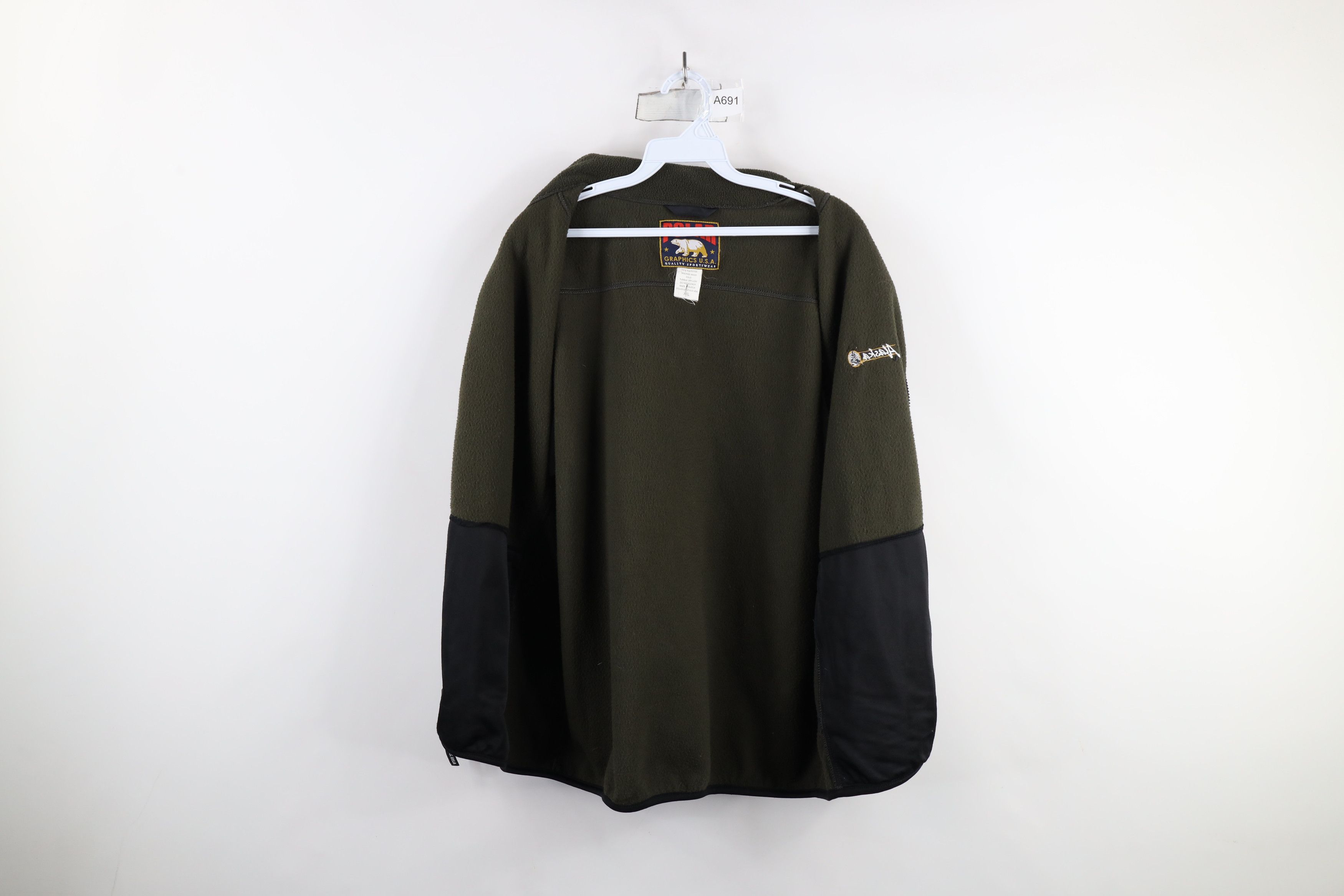 Vintage Vintage 90s Streetwear Alaska Full Zip Fleece Vest Jacket Size US XXL / EU 58 / 5 - 7 Thumbnail