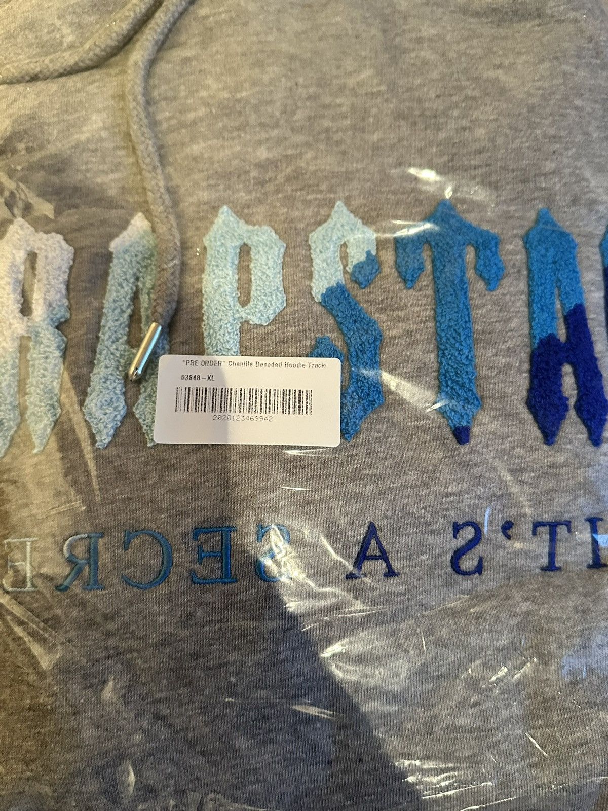 Trapstar London Trapstar Chenille Decoded Full Tracksuit - Grey Ice X-Large Size US XL / EU 56 / 4 - 3 Thumbnail