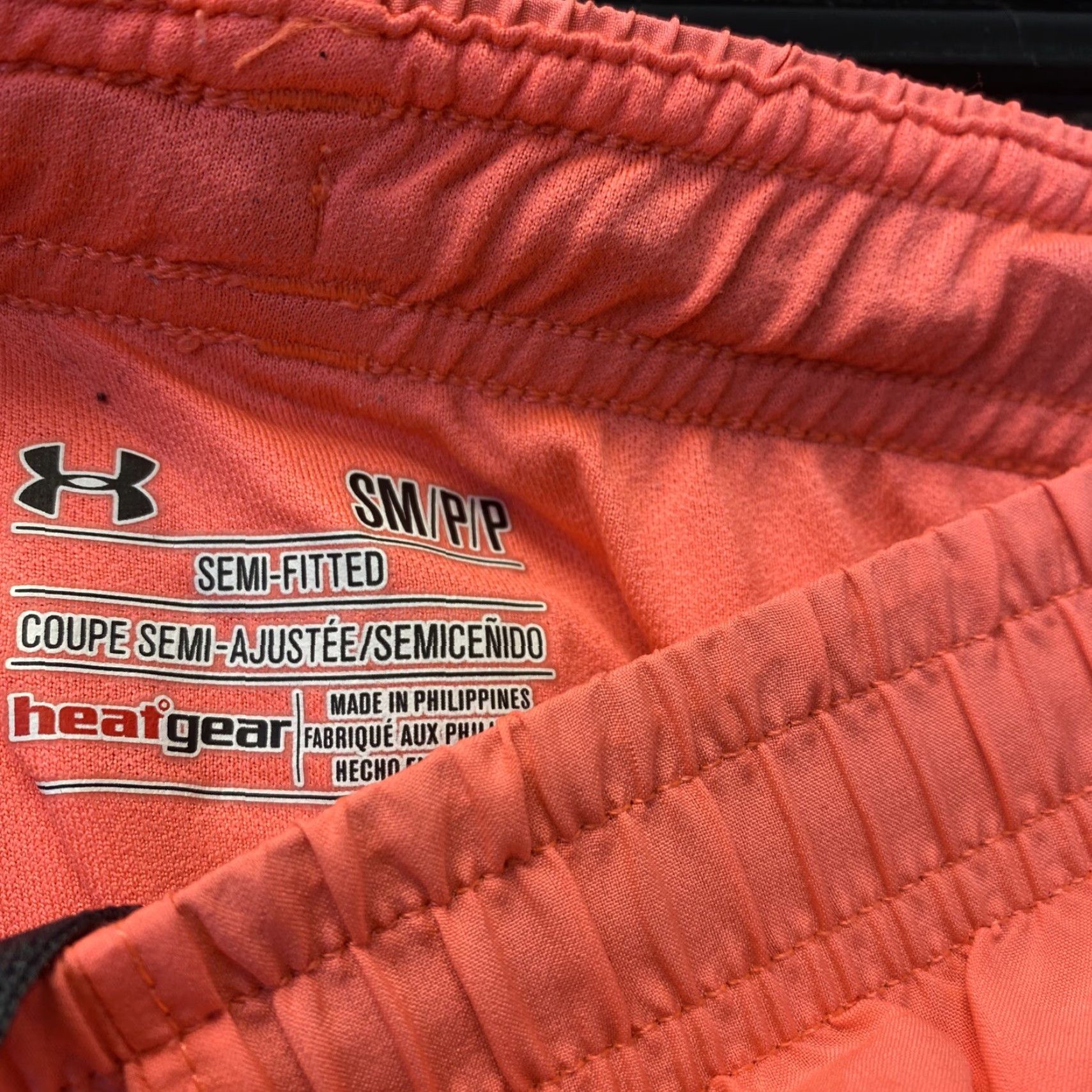 Under Armour Under Armour Shorts Womens S Small Pink Drawstring Athletic Heat Gear Gym Size 28" / US 6 / IT 42 - 4 Thumbnail