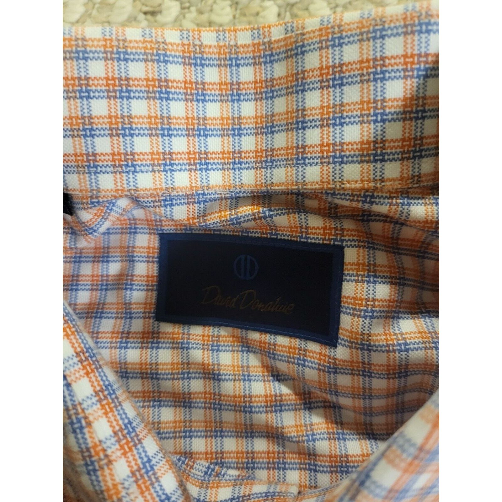 David Donahue David Donahue Mens Dress Shirt Size 16.5 34/35 Size US L / EU 52-54 / 3 - 3 Thumbnail
