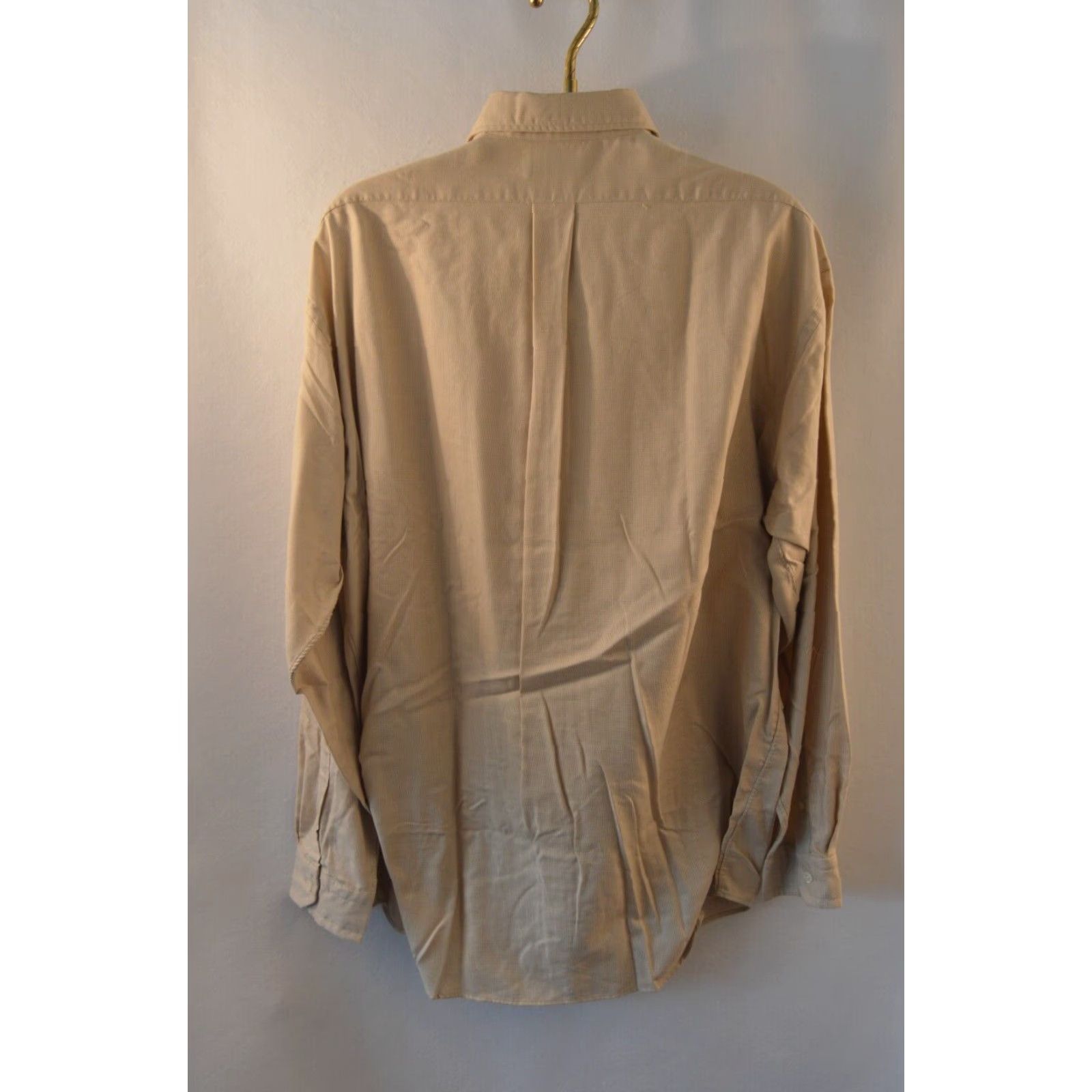 Cremieux Daniel Cremieux Collection Men's XL Button-Up Shirt Beige Cotton NWT Mustique Size US XL / EU 56 / 4 - 2 Thumbnail