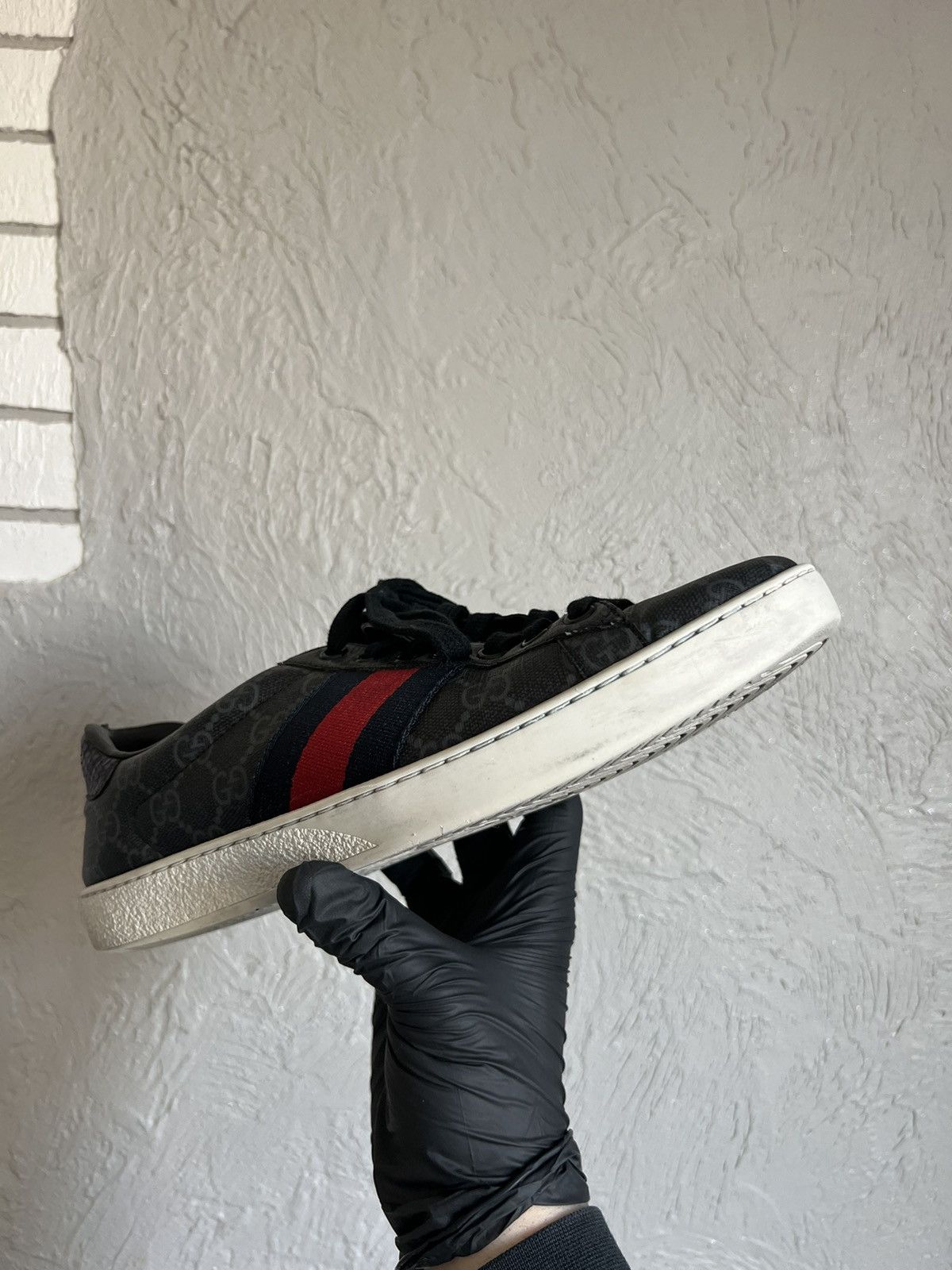 Gucci Gucci Ace GG supreme sneakers Size 7 Size US 7 / EU 40 - 17 Thumbnail